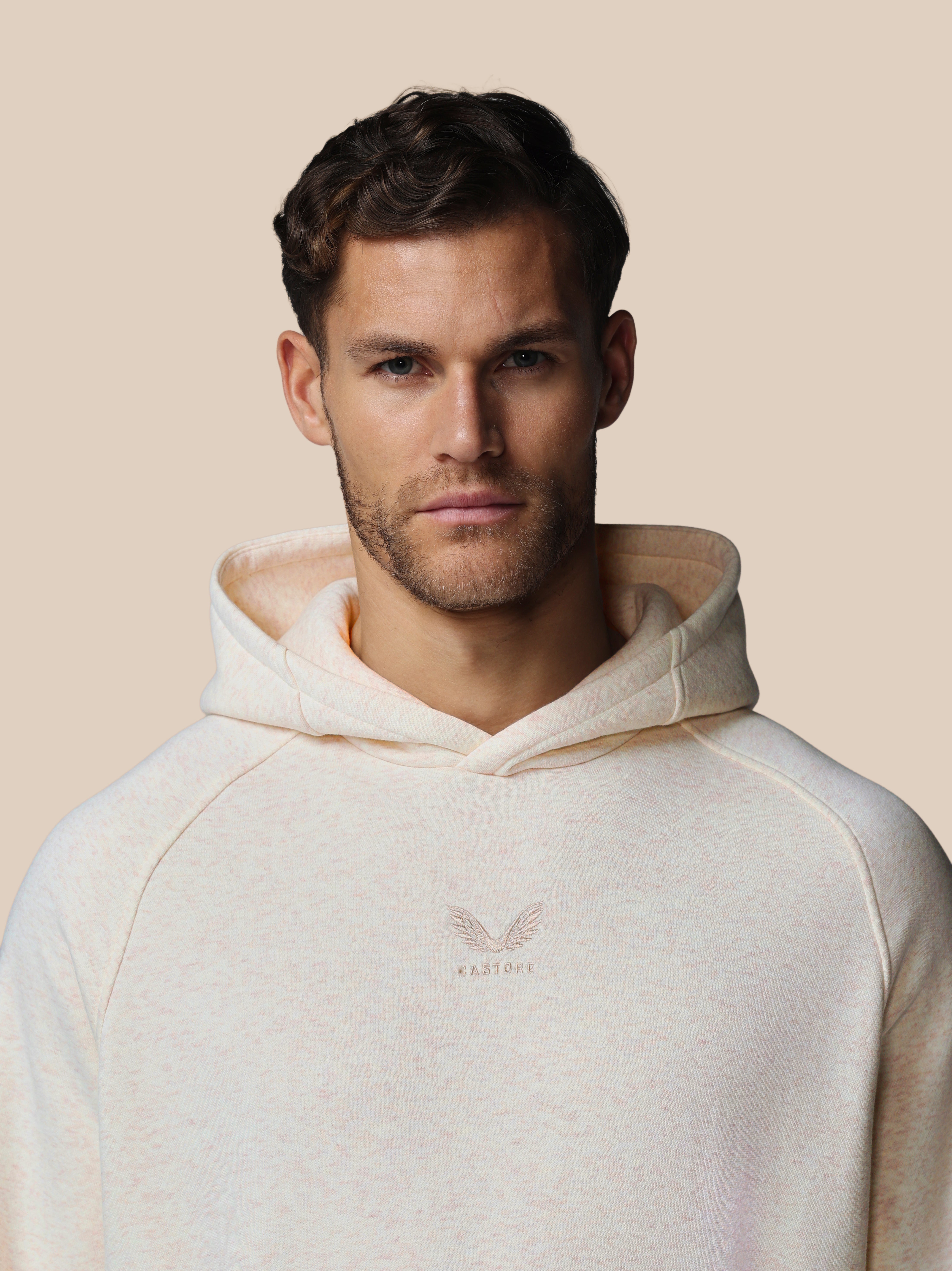 Castore Adapt hoodie uomo cotone fleece oatmeal