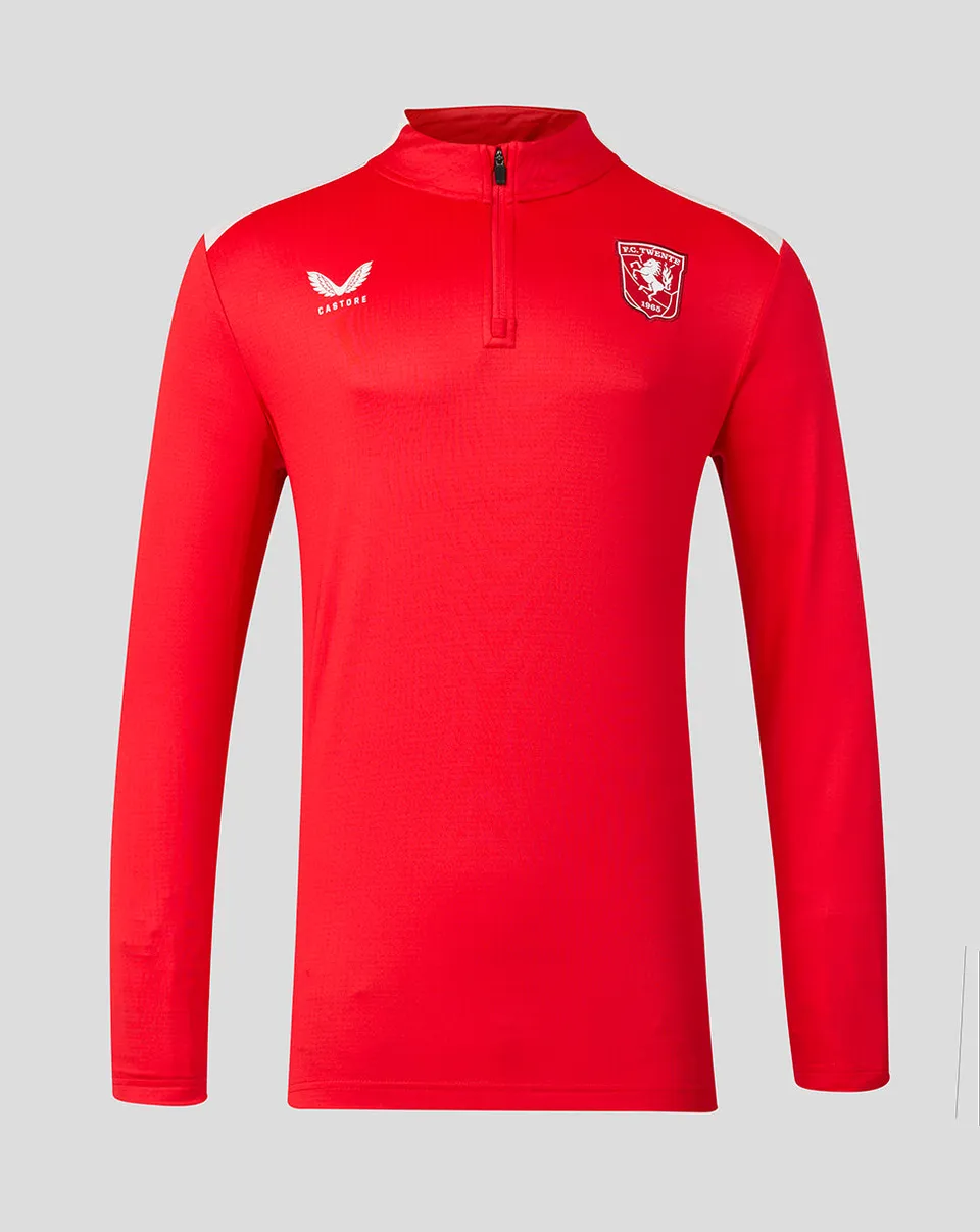 Twente Matchday 26/27 midlayer tomato maglia riscaldamento uomo