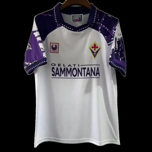 Fiorentina 1994 maglia retro bianca viola