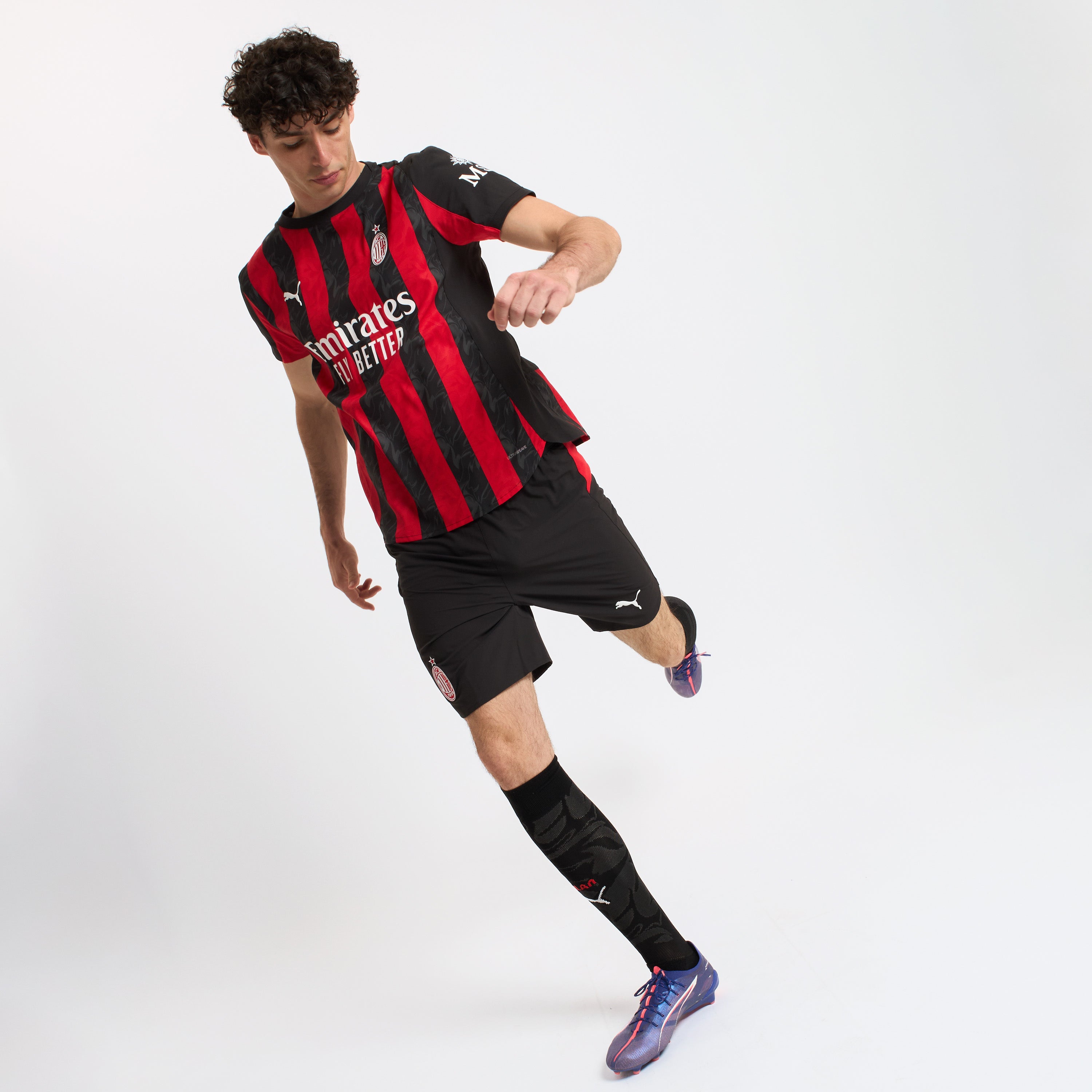 AC Milan Home Authentic 2025/26 maglia uomo rossonera
