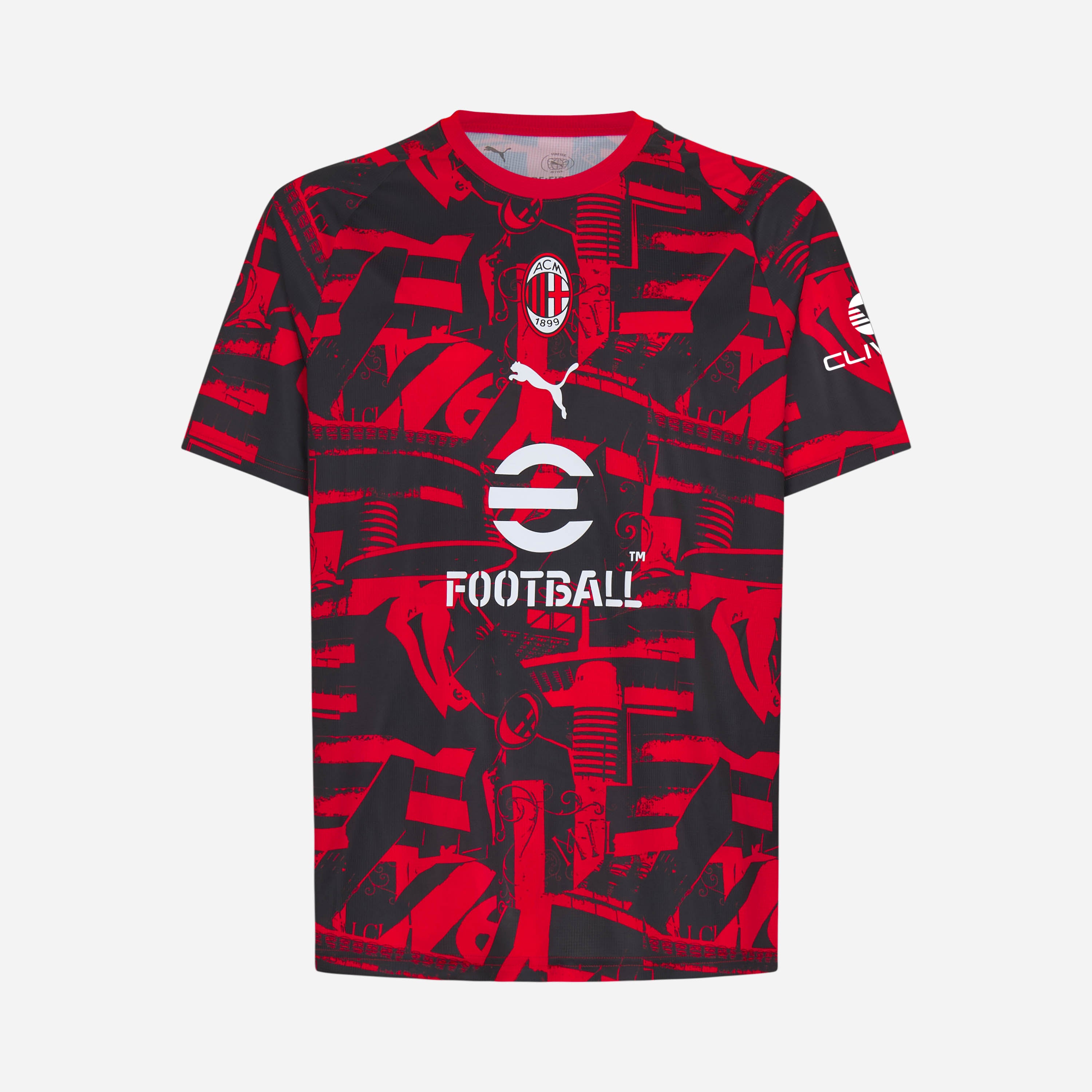AC Milan Prematch 2026/27 T-Shirt Uomo Rossonera DryCell