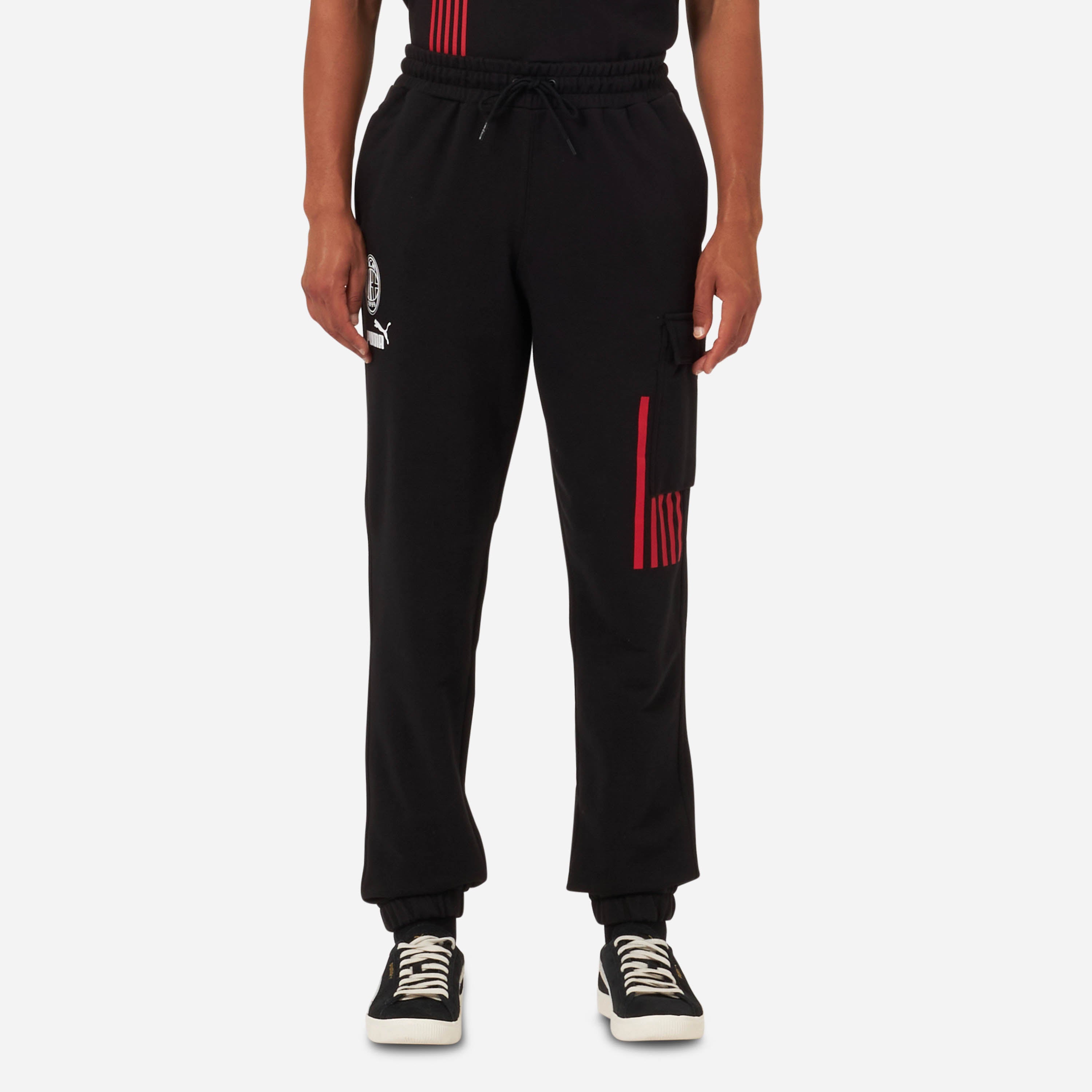 AC Milan Tute Sportive Milan FtblCulture pantaloni cargo cotone