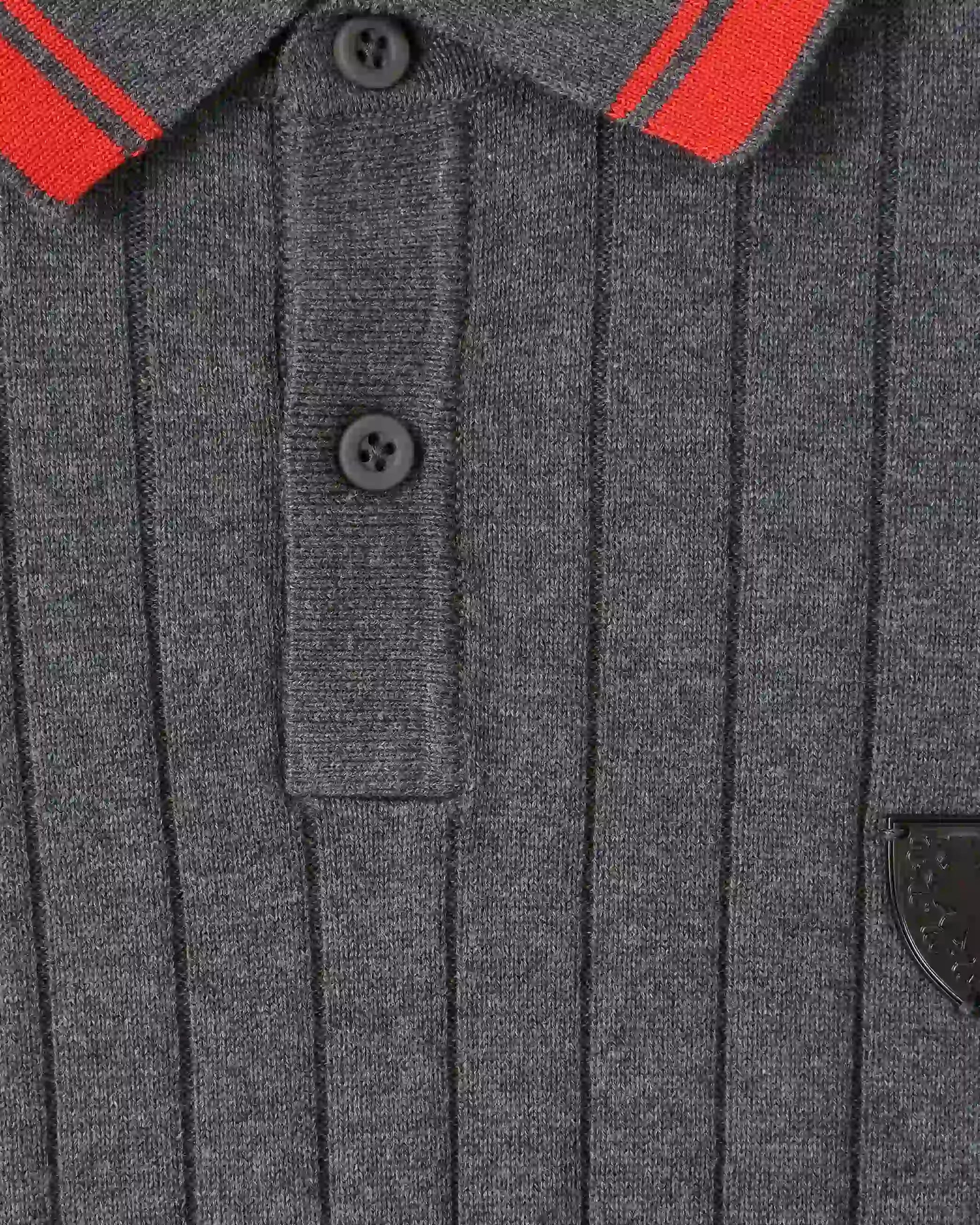 1876 polo in maglia charcoal fanwear Wales