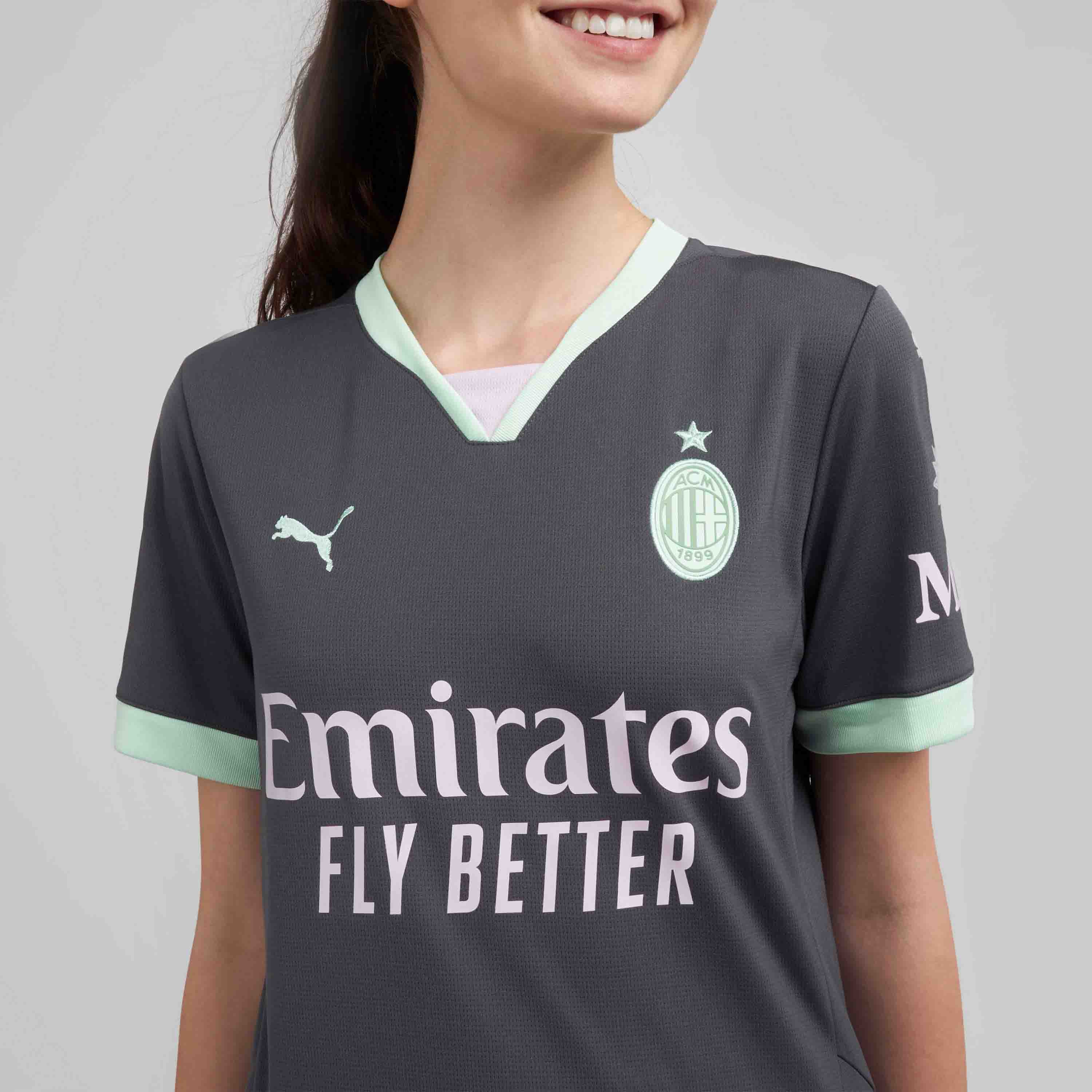 AC Milan Third 2024/25 maglia donna replica traspirante