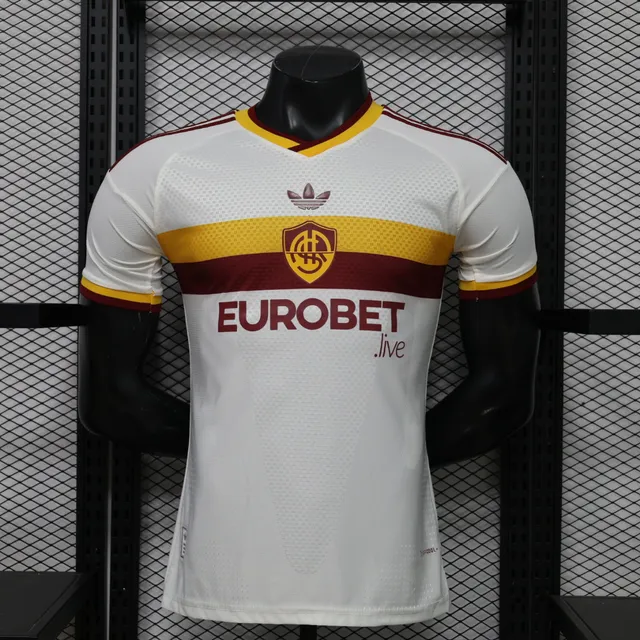 Tifoso Store Roma Away 2026/27 maglia calcio player bianca