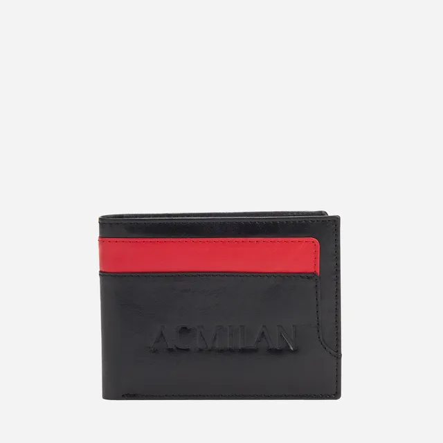 AC Milan Accessori portafoglio pelle nero One Size unisex
