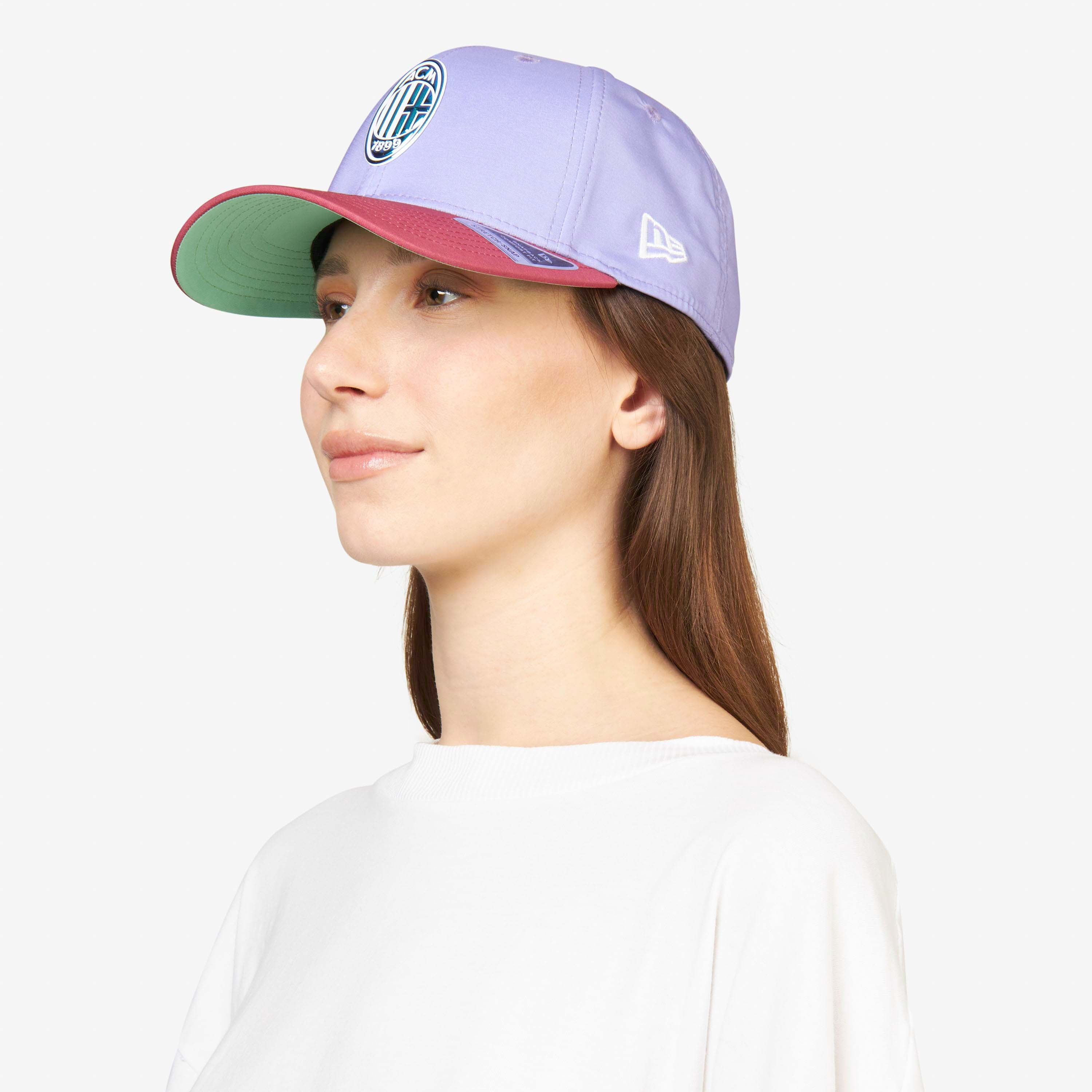 AC Milan 9Forty Stretch Snap New Era cappello logo iridescente