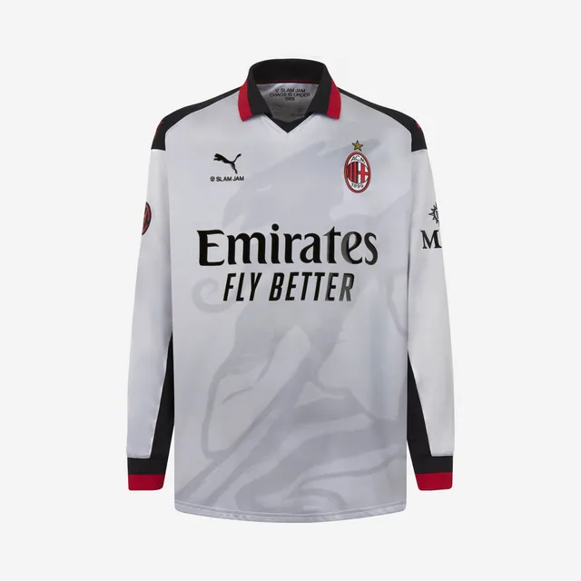 AC Milan Puma x Slam Jam maglia gara argento limited edition