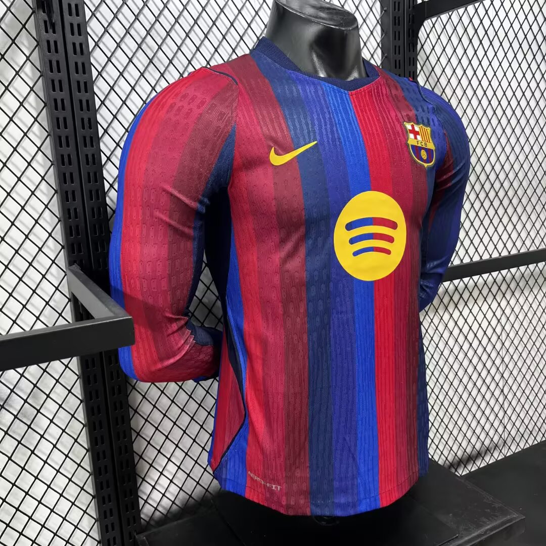 Tifoso Store Barcellona 2026/27 prima maglia giocatore manica lunga
