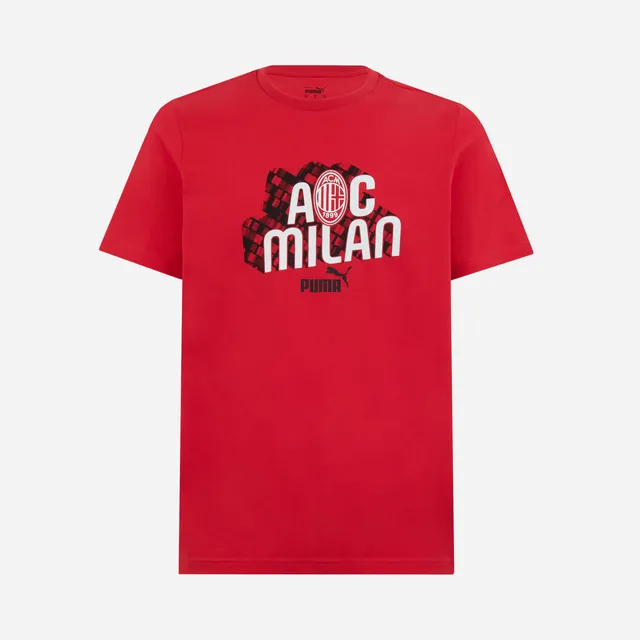 AC Milan Culture t-shirt uomo rossa manica corta