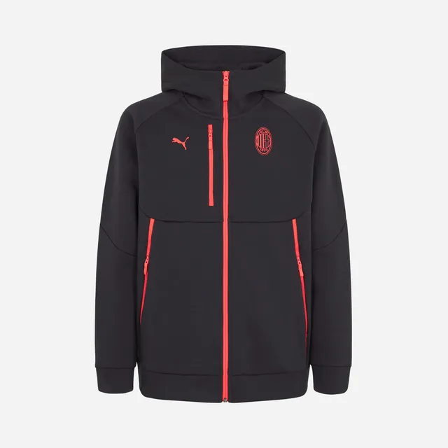 Milan Pumatech 2026/27 giacca uomo grigia cappuccio