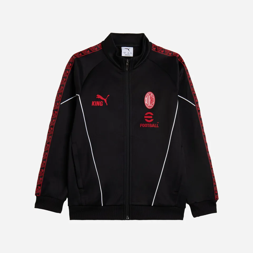 AC Milan King Giacca Bambino Nera 8 Anni Zip