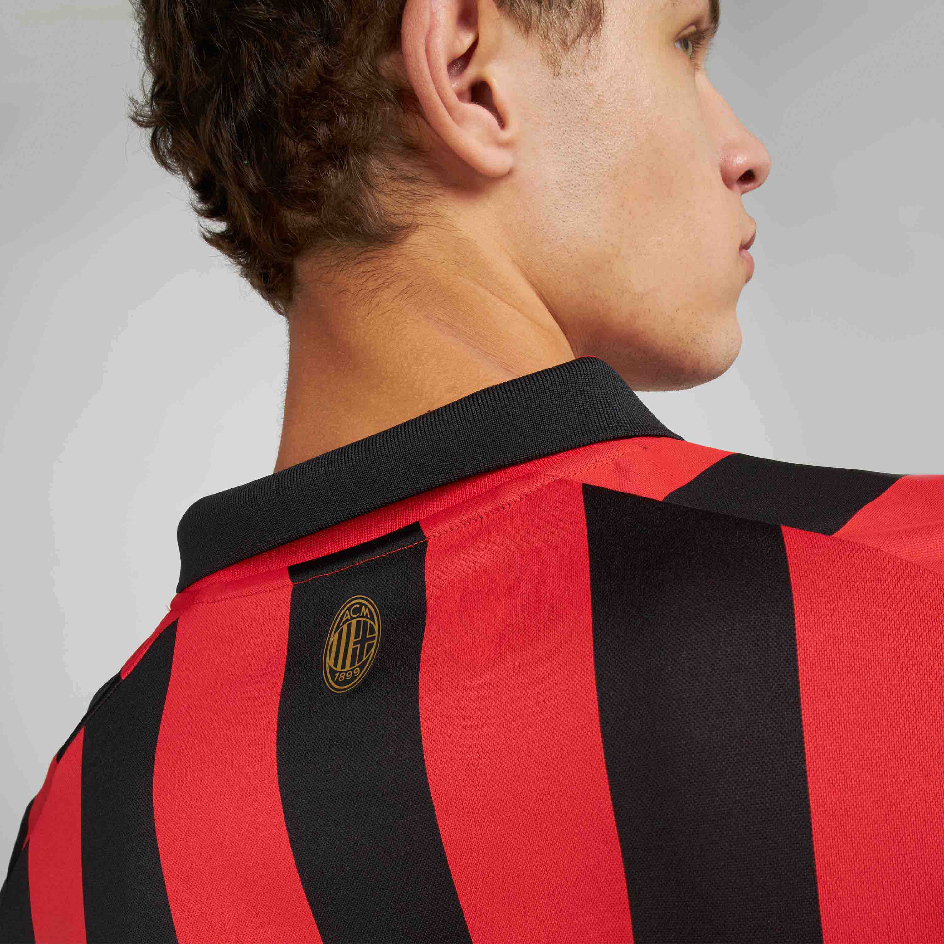 AC Milan Authentic 125° maglia retro uomo manica lunga slim
