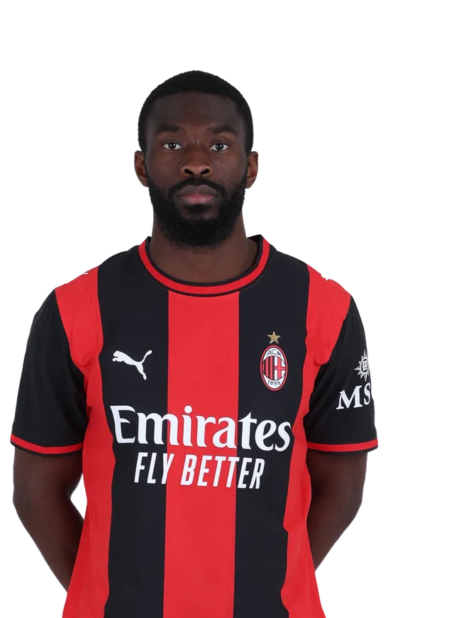 AC Milan Kit Gara Milan Tomori 23 maglia home authentic 2023/24 uomo