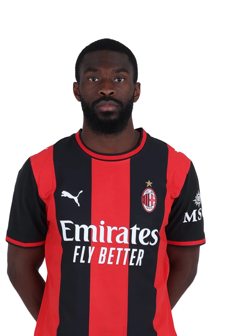 AC Milan Kit Gara Milan Tomori 23 maglia home authentic 2023/24 uomo