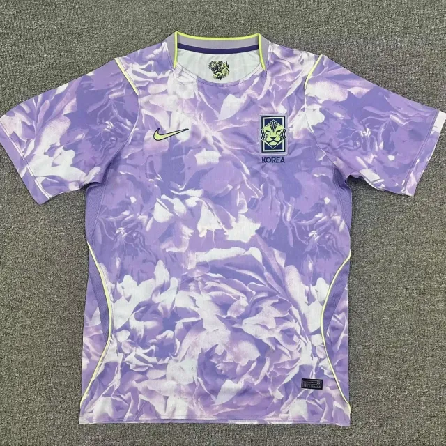 Corea del Sud Seconda Maglia Mondiale 2026 Maglia Tifoso Lilla