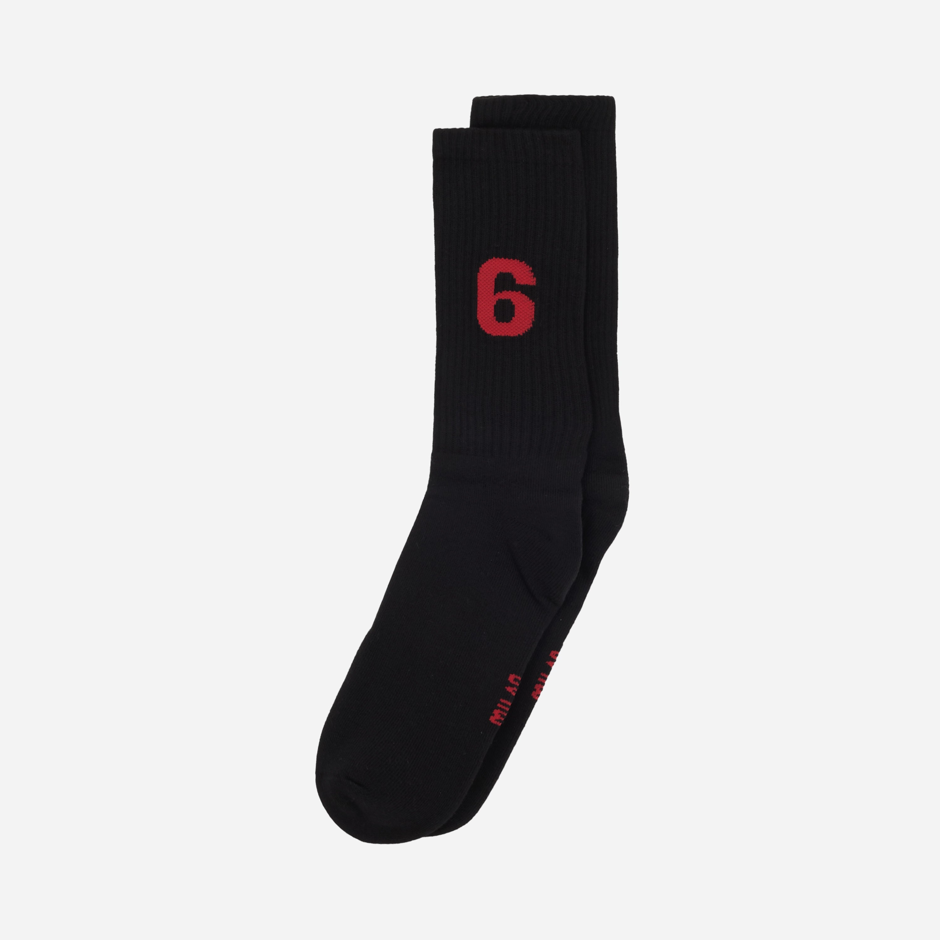 AC Milan set 3 calzini numeri neri cotone 42
