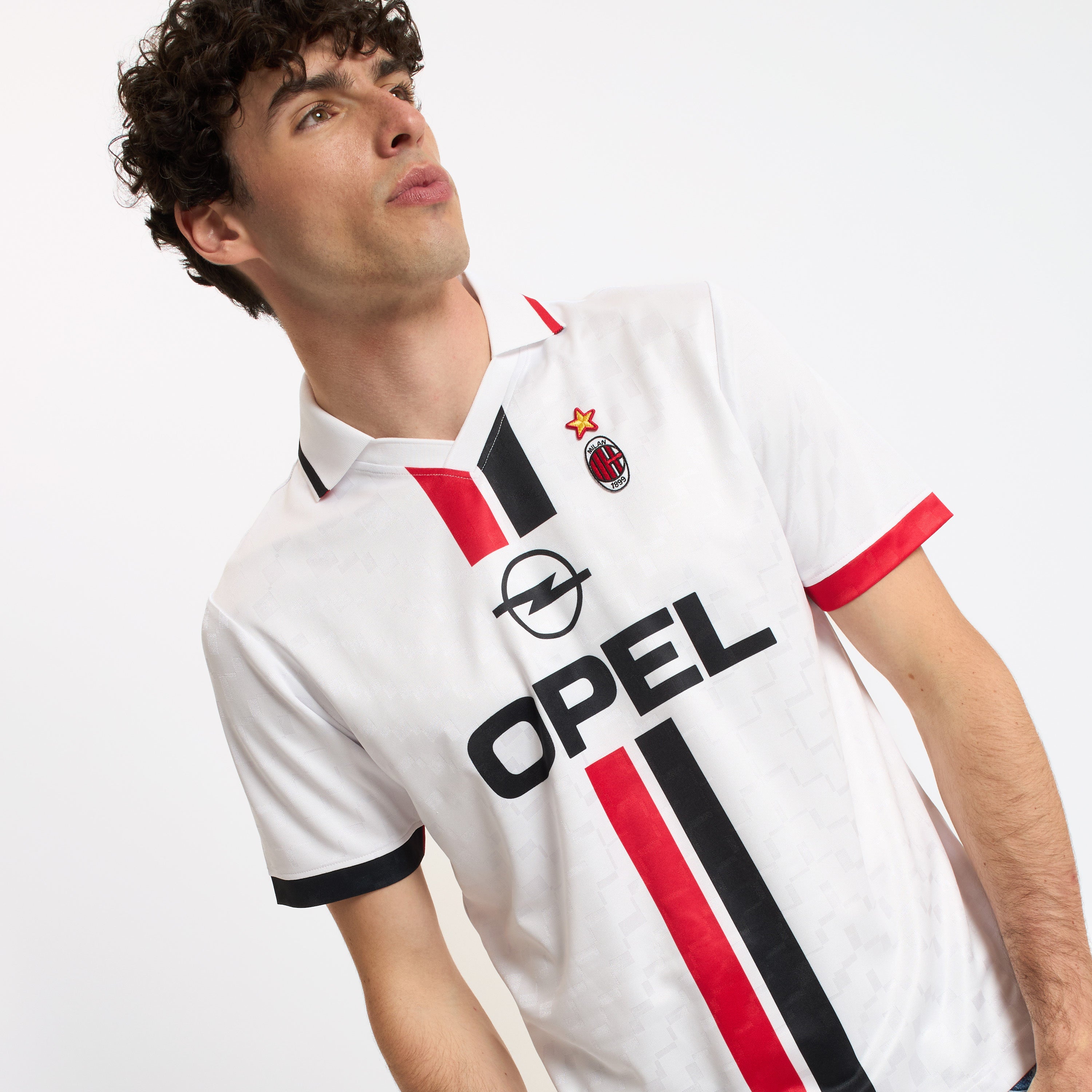 AC Milan Maglie Retro Away Jersey 1995/96 Bianca Uomo M