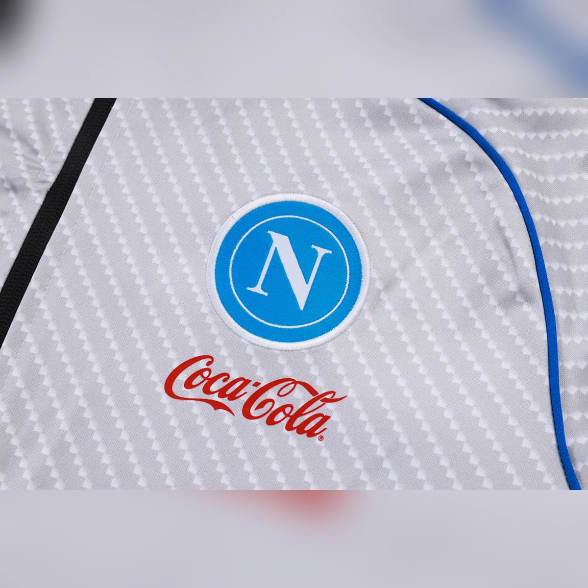 Tifoso Store Tute Sportive Tuta Napoli Grigia Full Zip 2025/26 Coca-Cola