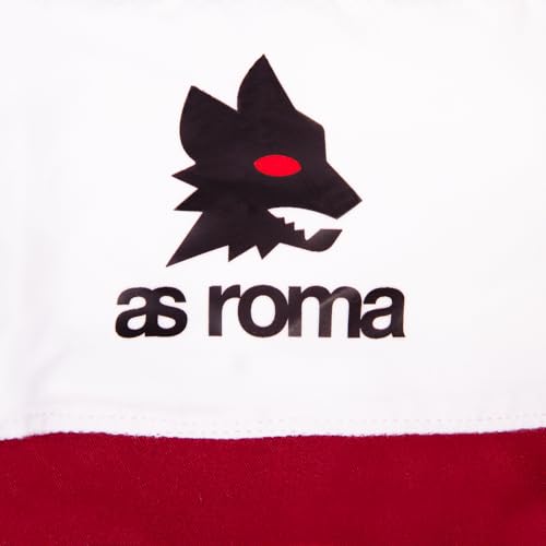 AS Roma Pouchain Cappello Pescatore Bianco Storia Giallorossa