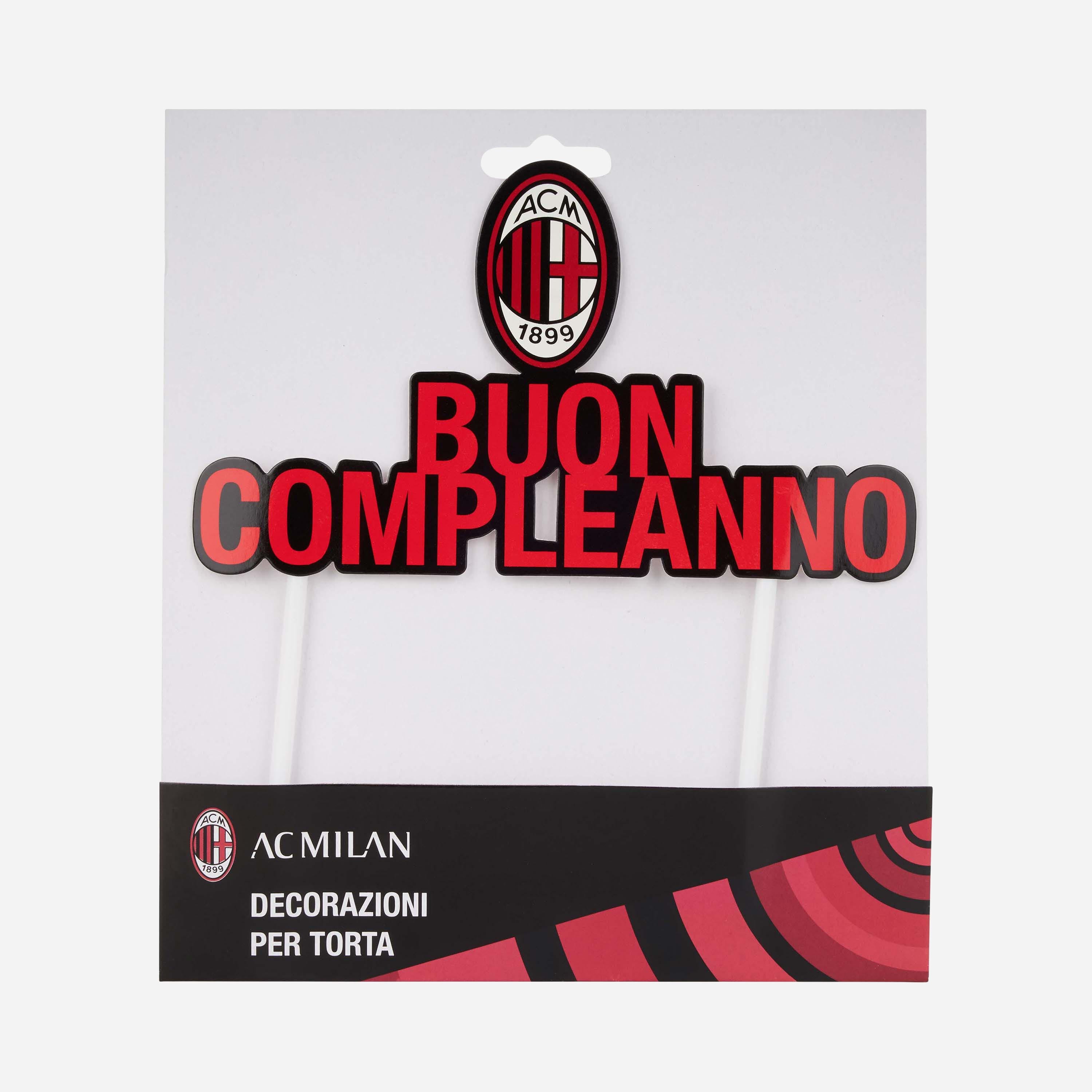 AC Milan Happy Birthday decorazione festa unica