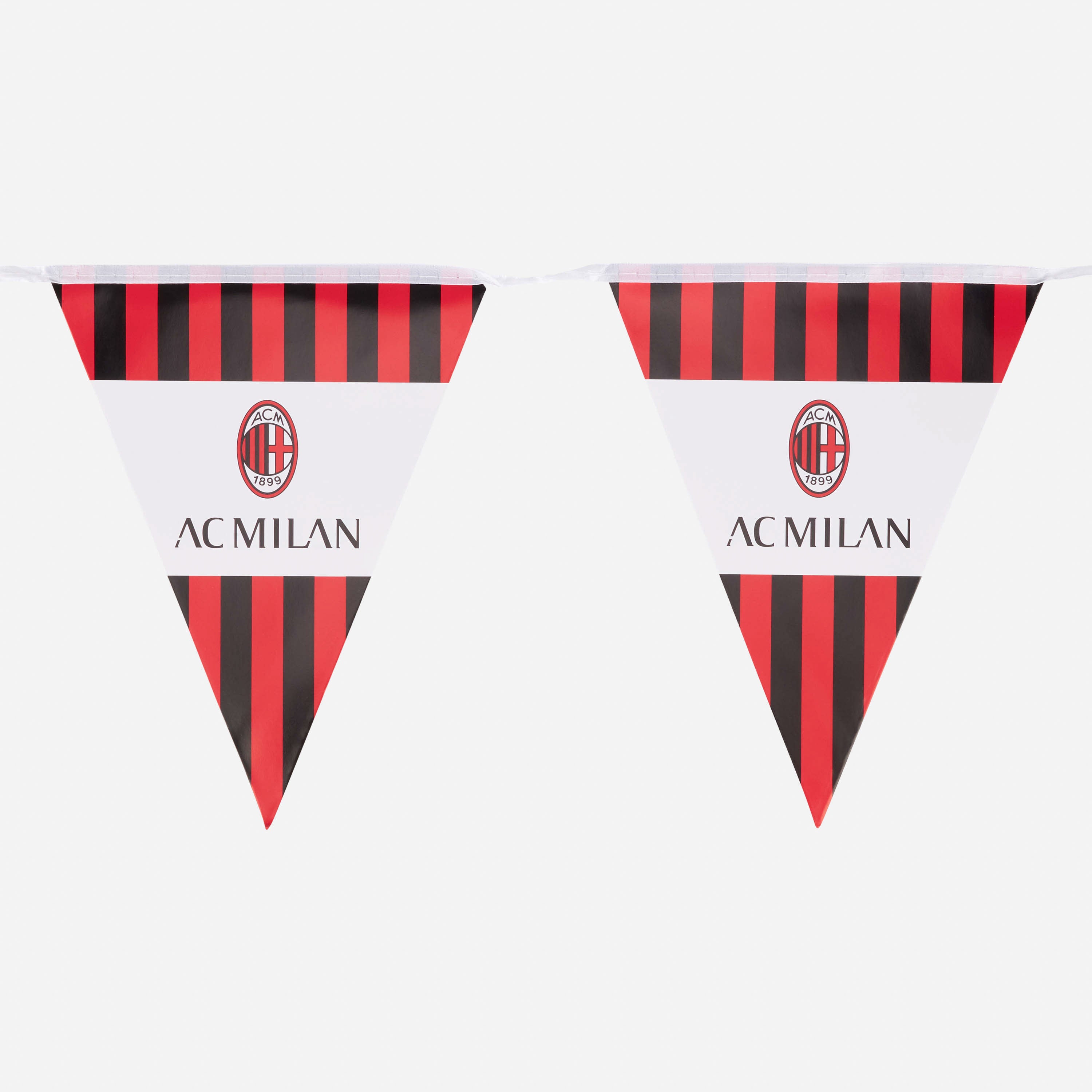AC Milan ghirlanda bandierine triangolari carta festa