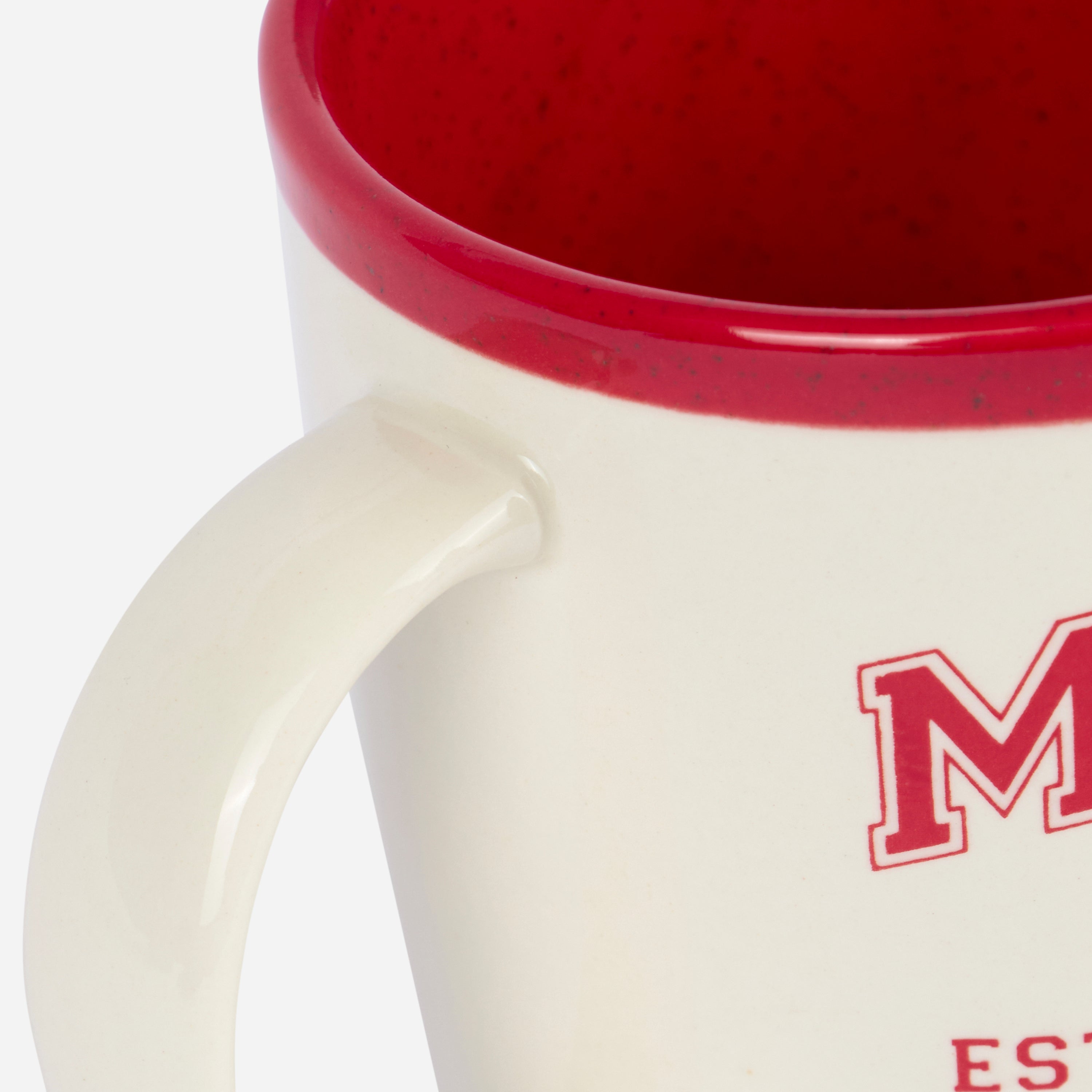 AC Milan College Tazza Bianca mug taglia unica ceramica