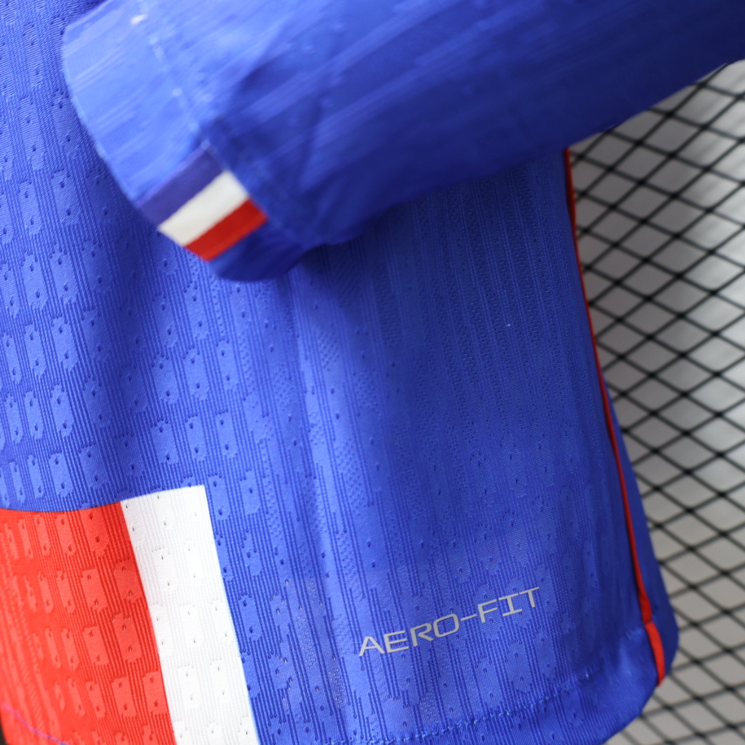 PSG 2026/27 prima maglia maniche lunghe giocatore blu