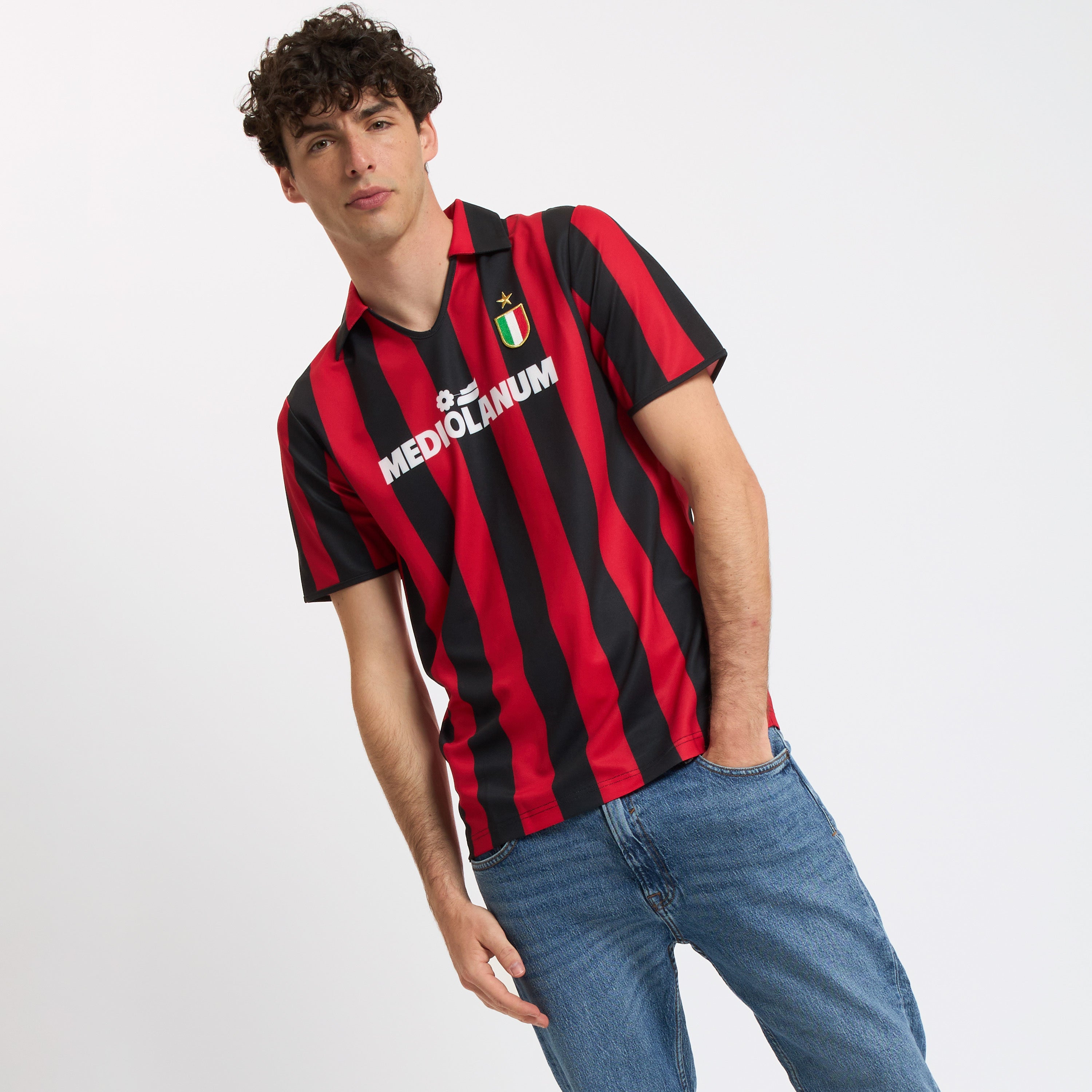 AC Milan Maglie Retro 1988/89 Maglia Home Uomo Rossonera