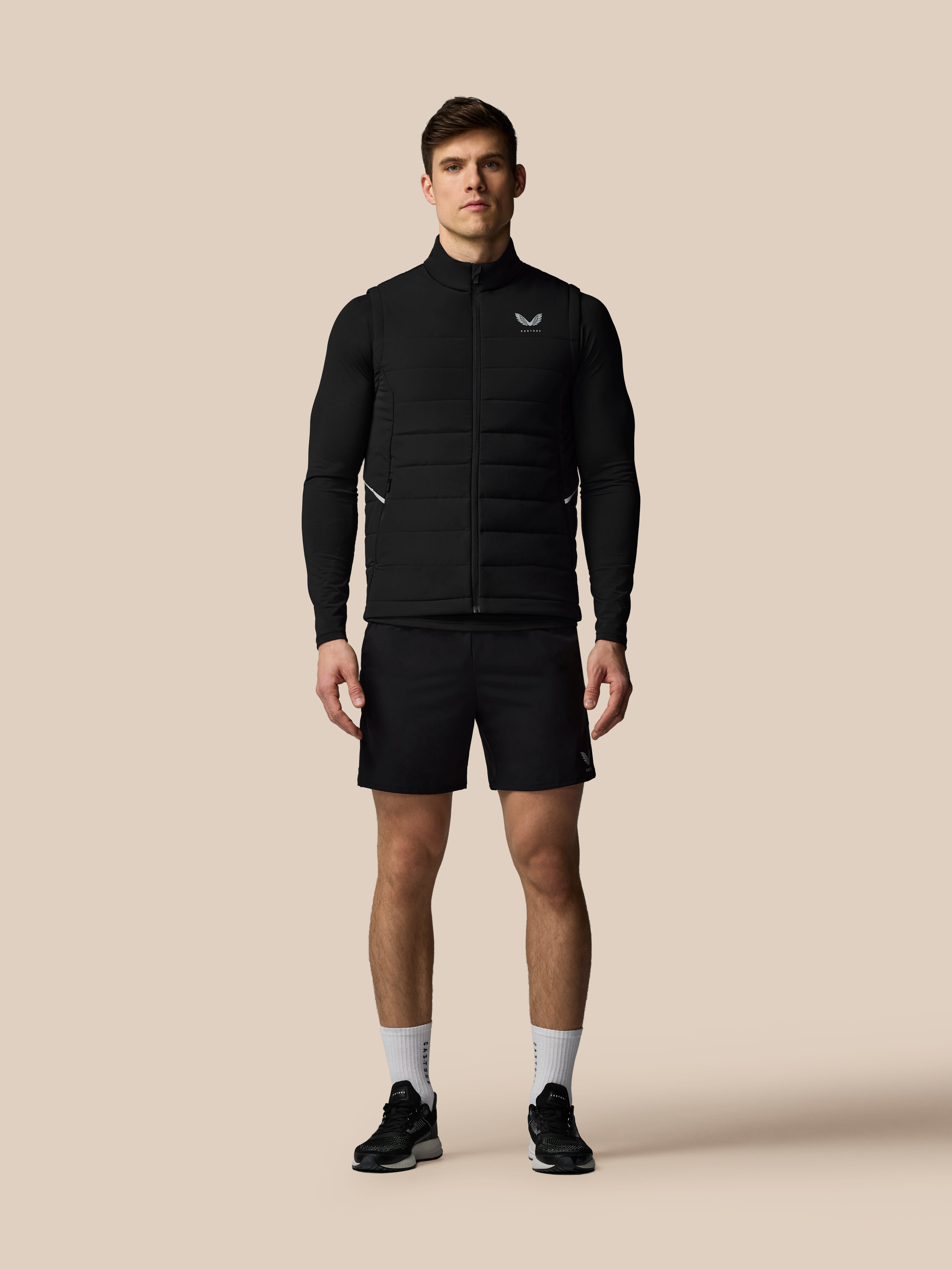 Twente Castore Apex Gilet Training Nero M Smanicato Uomo
