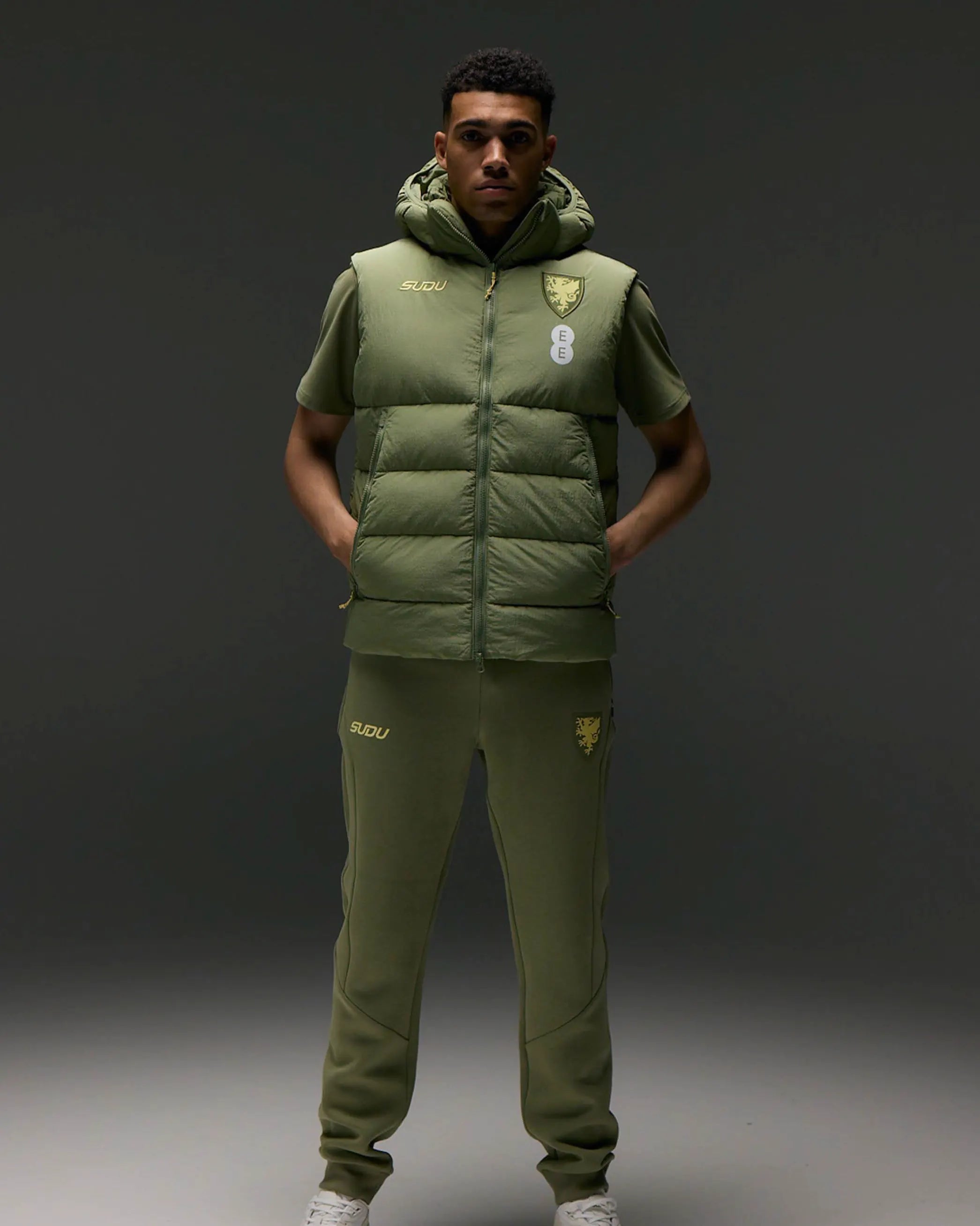 Wales Travel gilet away verde giocatori adulto