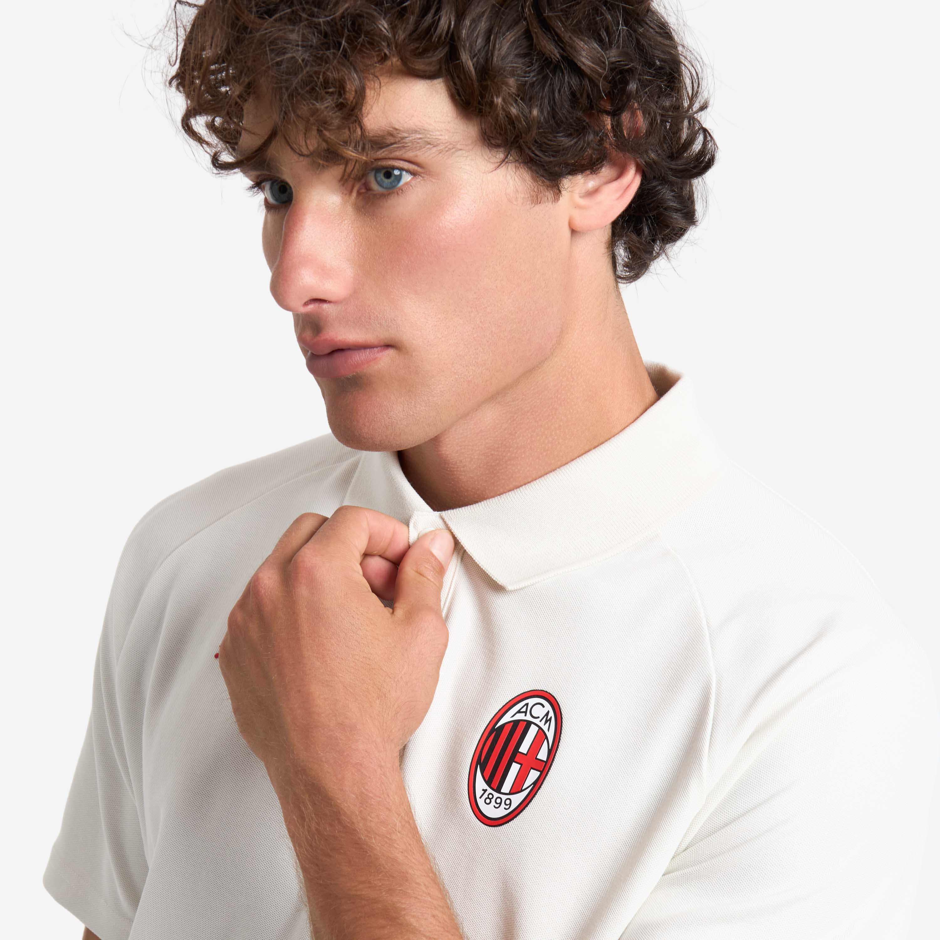 AC Milan Pumatech 2026/27 polo uomo bianca DryCell