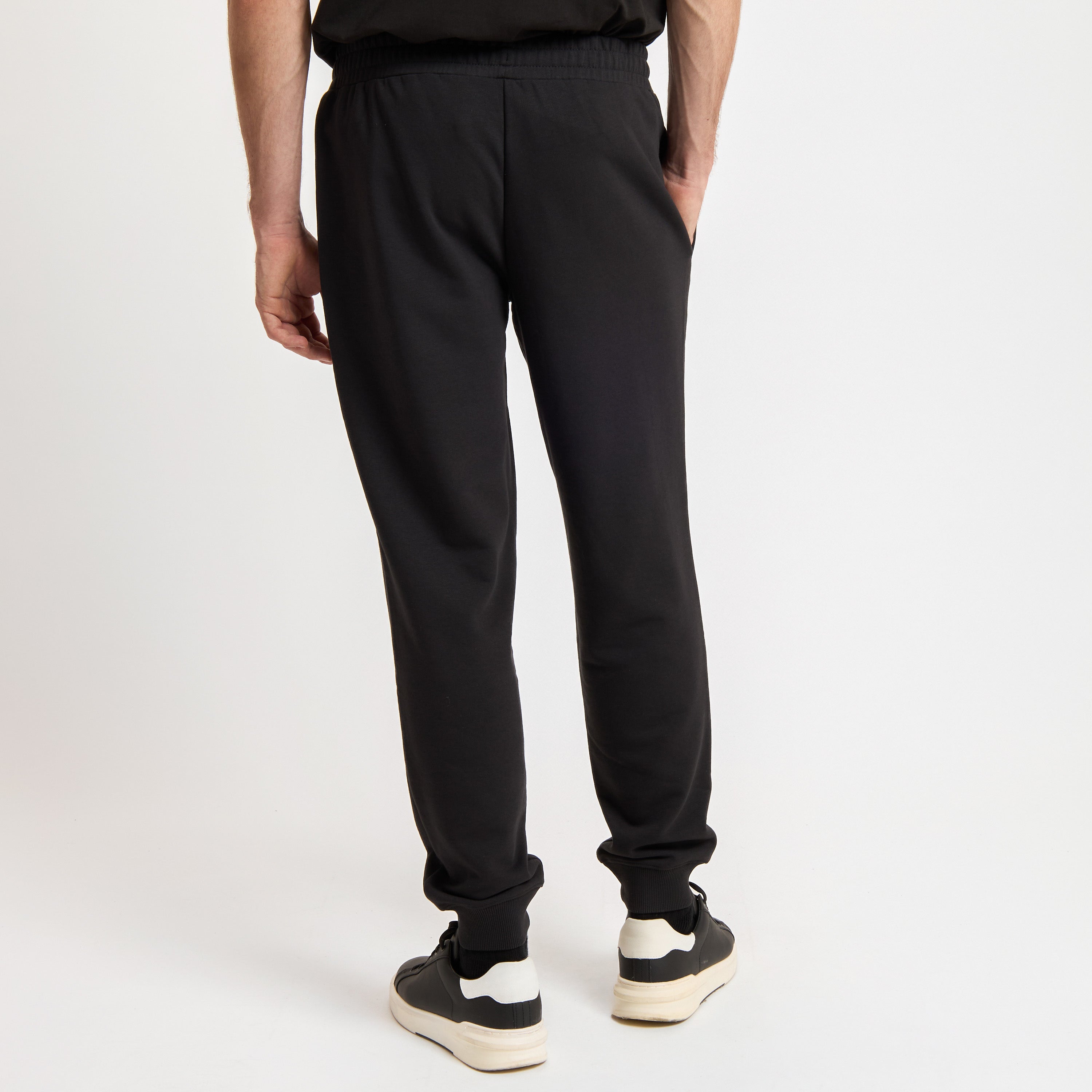 AC Milan Essential pantaloni tuta uomo neri cotone