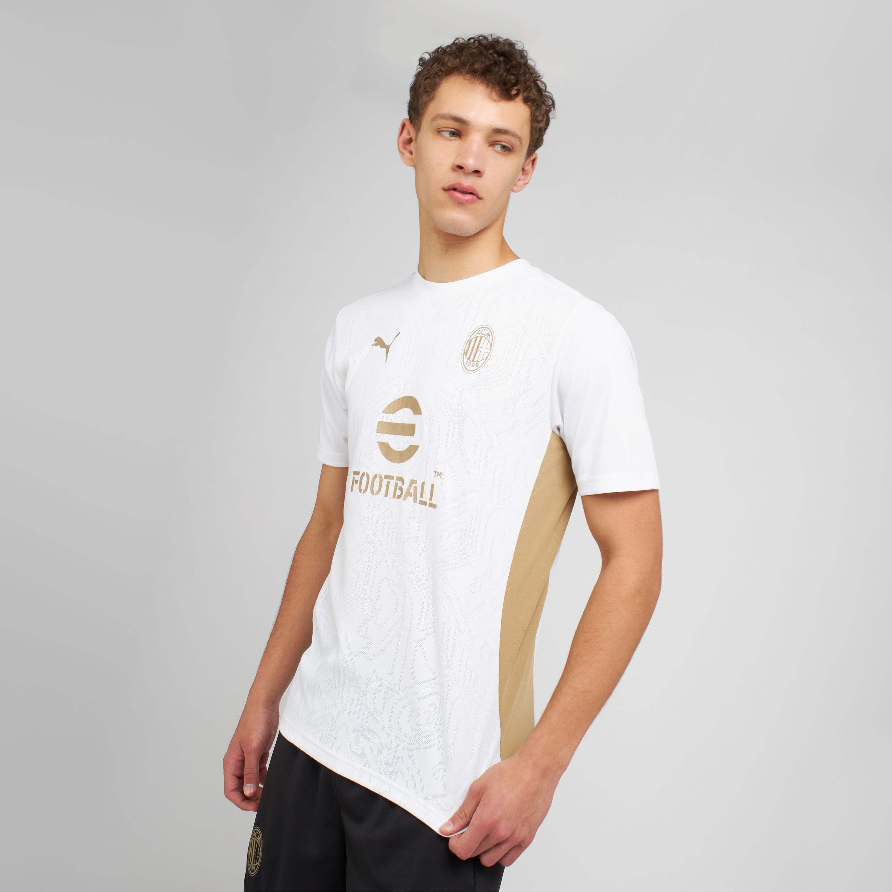 AC Milan Allenamento Training 2024/25 maglia uomo slim fit