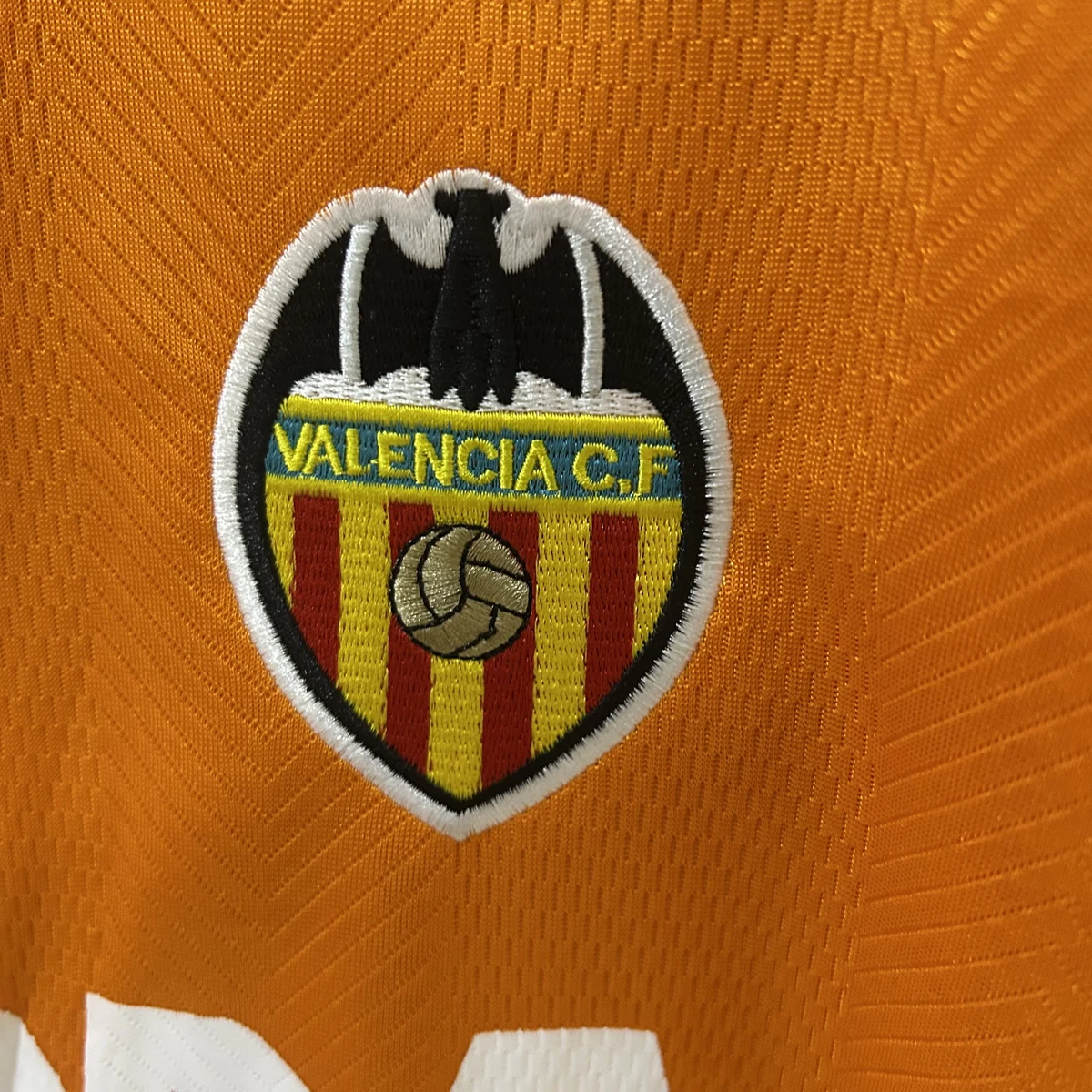 Valencia 1999/00 Seconda Maglia Retro arancione da tifoso