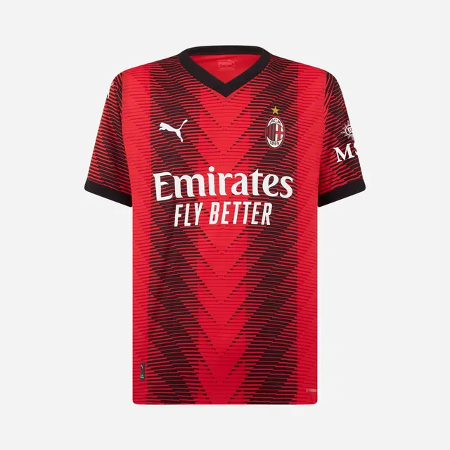 AC Milan Home Authentic 2023/24 maglia rossa nera