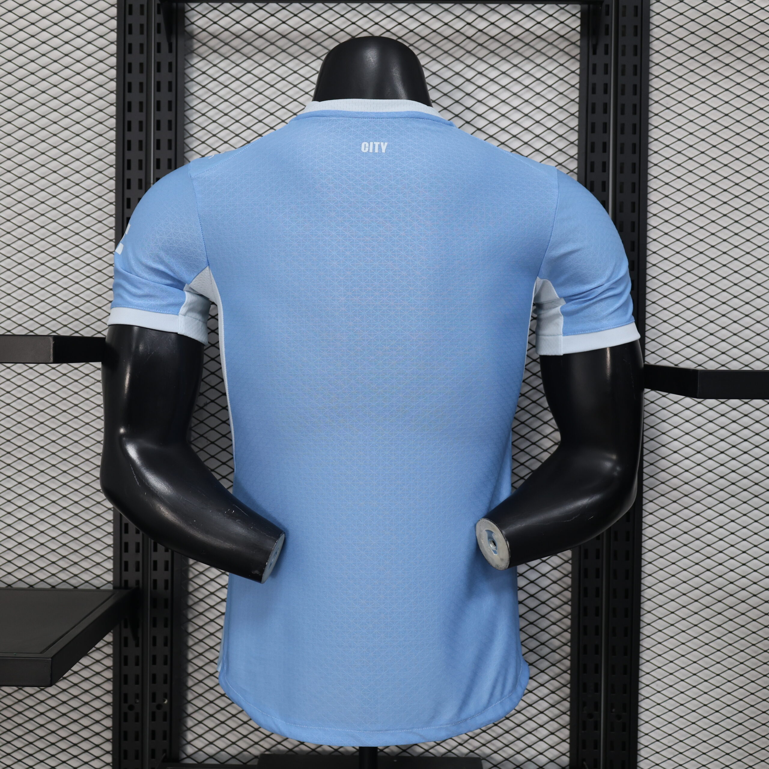Maglia Manchester City 2026/27 versione giocatore prima maglia blu celeste