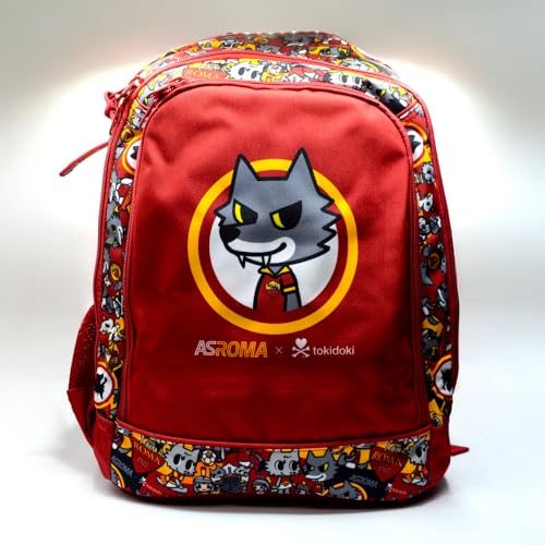 Roma Fanshop Scuola Zaino Tokidoki Romolo giallorosso