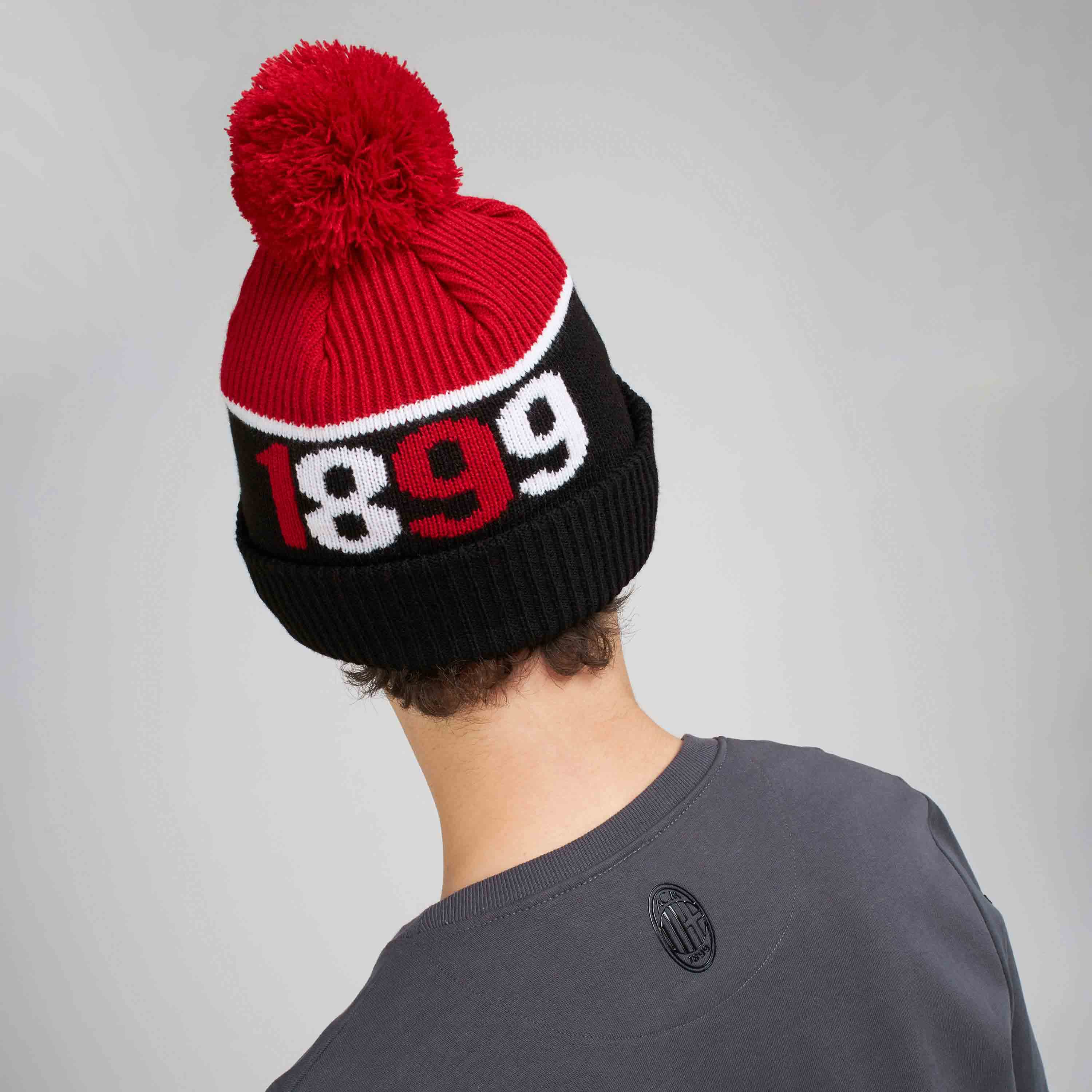 New Era x AC Milan berretto pon pon acrilico
