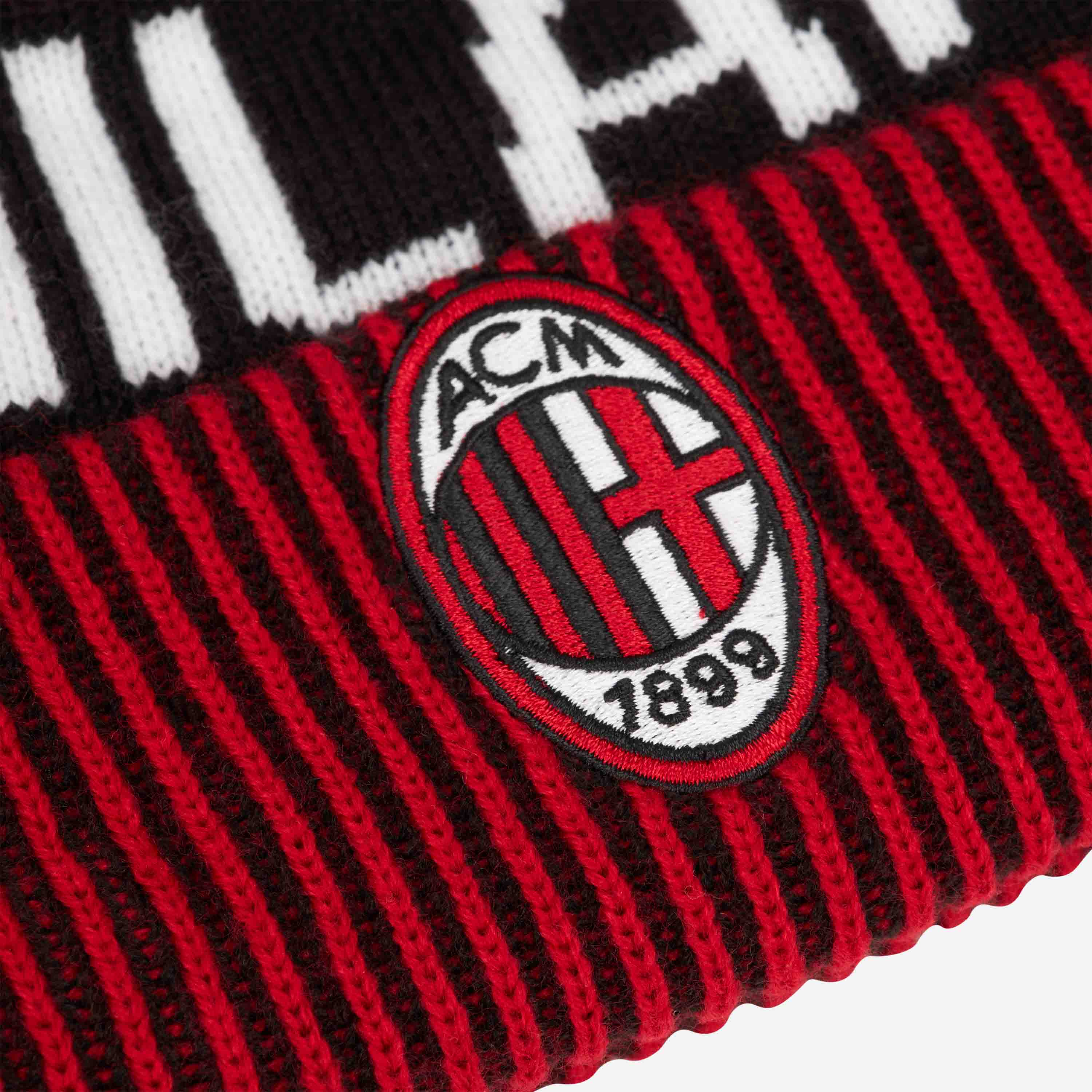 AC Milan New Era Bobble Beanie berretto pon pon taglia unica