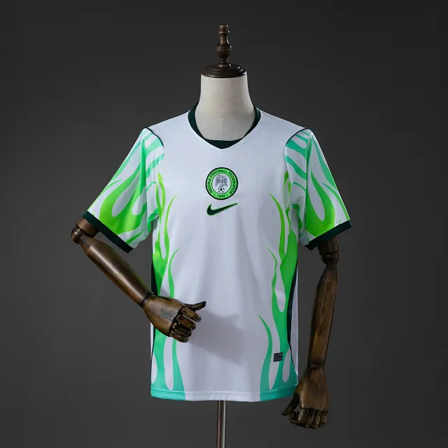 Nigeria Away 2026/27 maglia calcio bianca taglia S-4XL