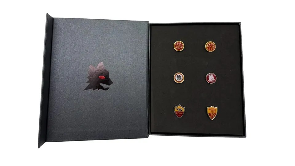 AS Roma set 6 spille logo da collezione