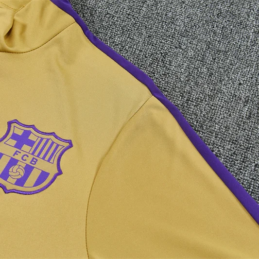 Tifoso Store Bambino Barcellona 2026/27 tuta gialla mezza zip