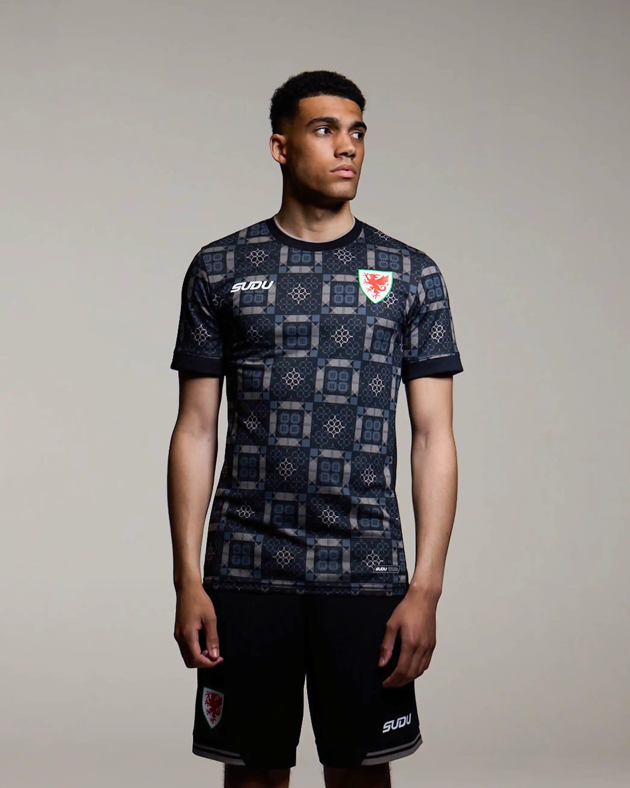 Wales Goalkeeper Kit maglia portiere nera M adulto