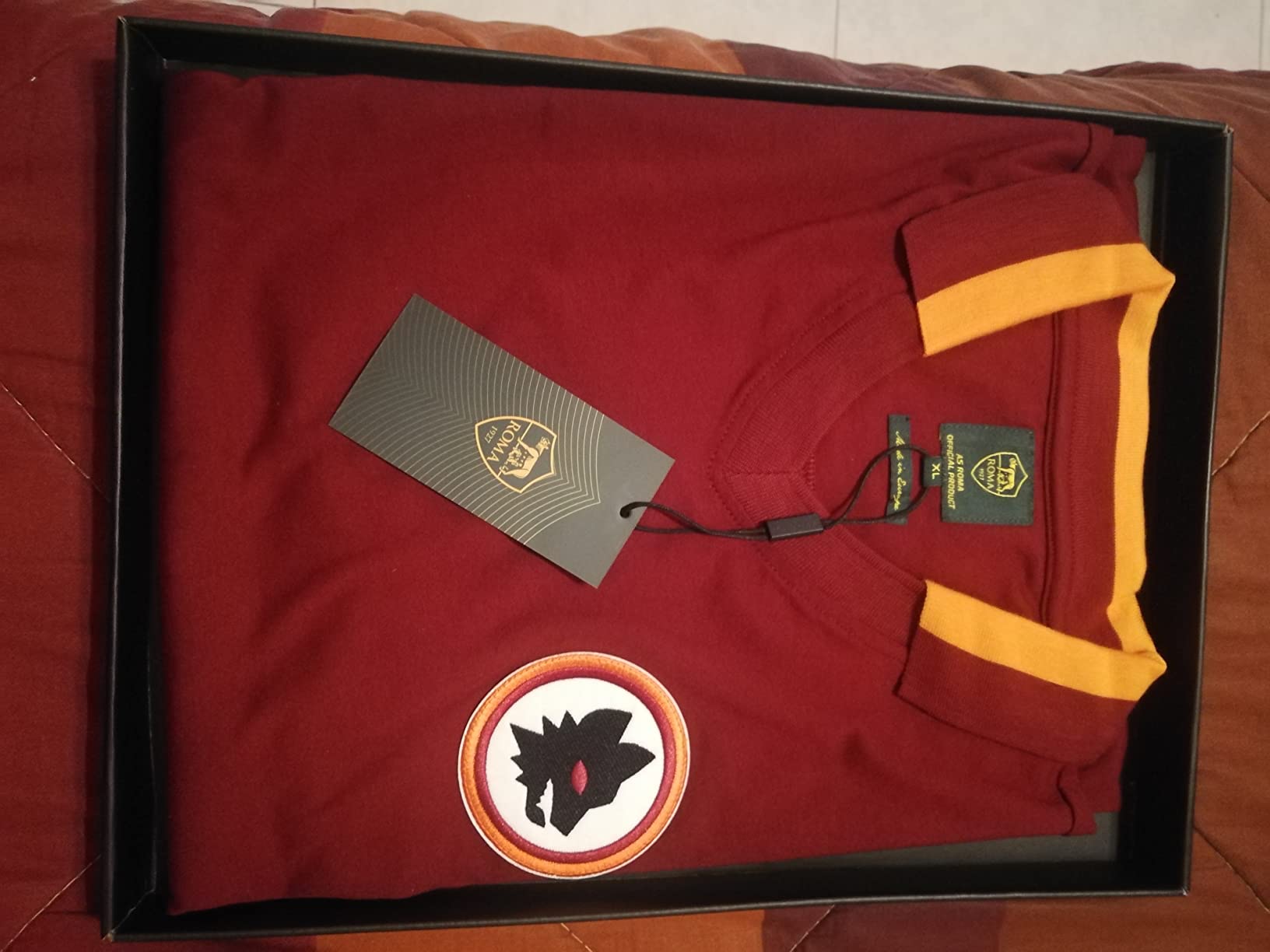 AS Roma Maglia Vintage 2001-2002 Champions taglia L