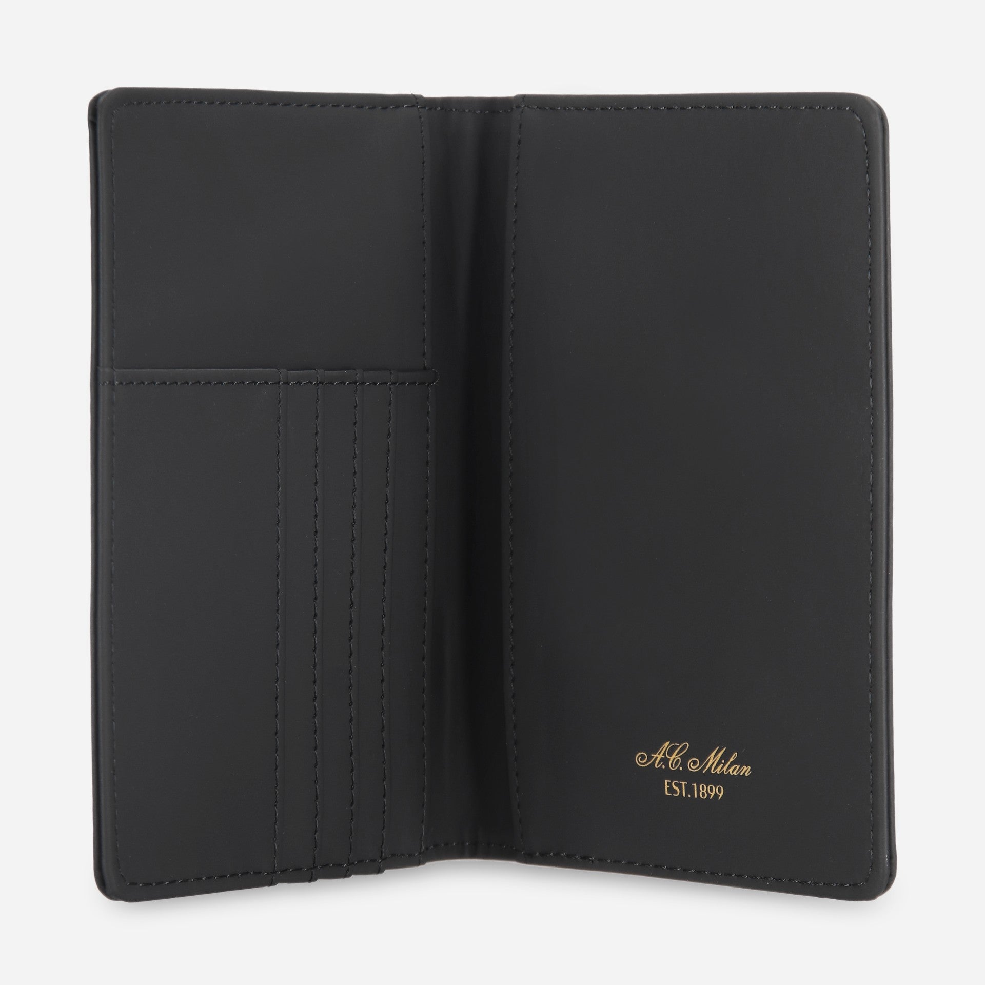 AC Milan Accessori Portapassaporto Nero Impermeabile One Size