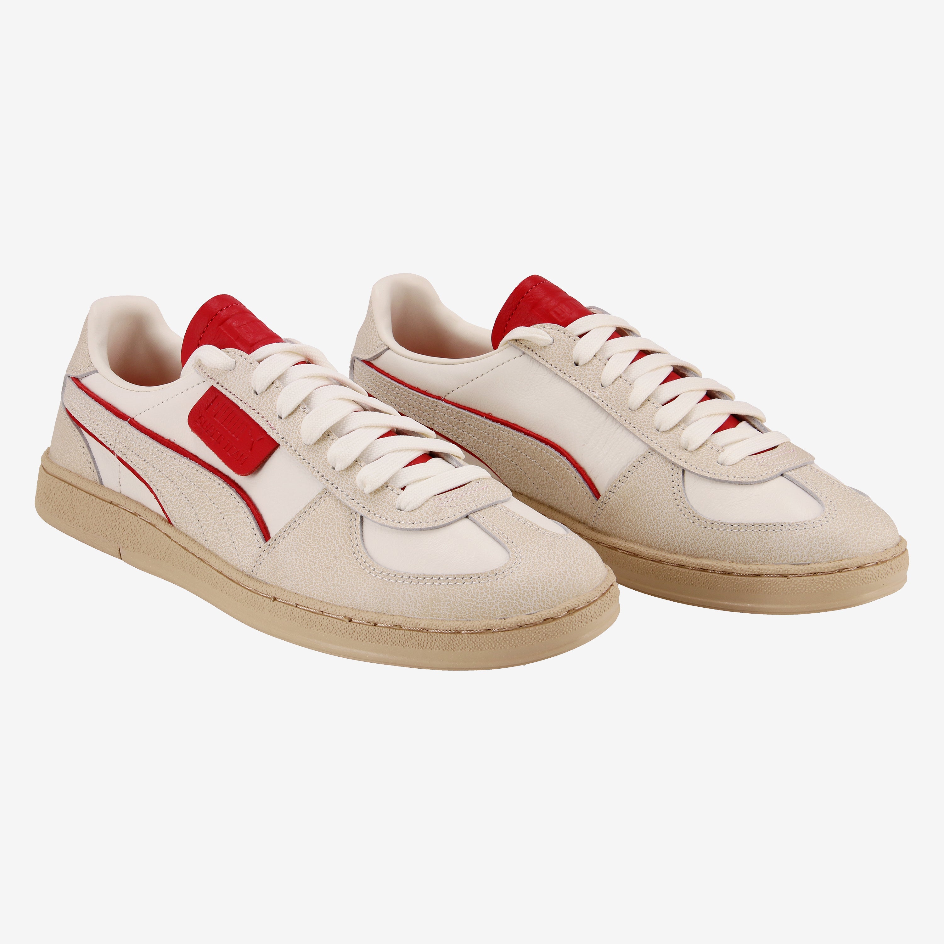 AC Milan Puma Super Team sneakers beige pelle uomo