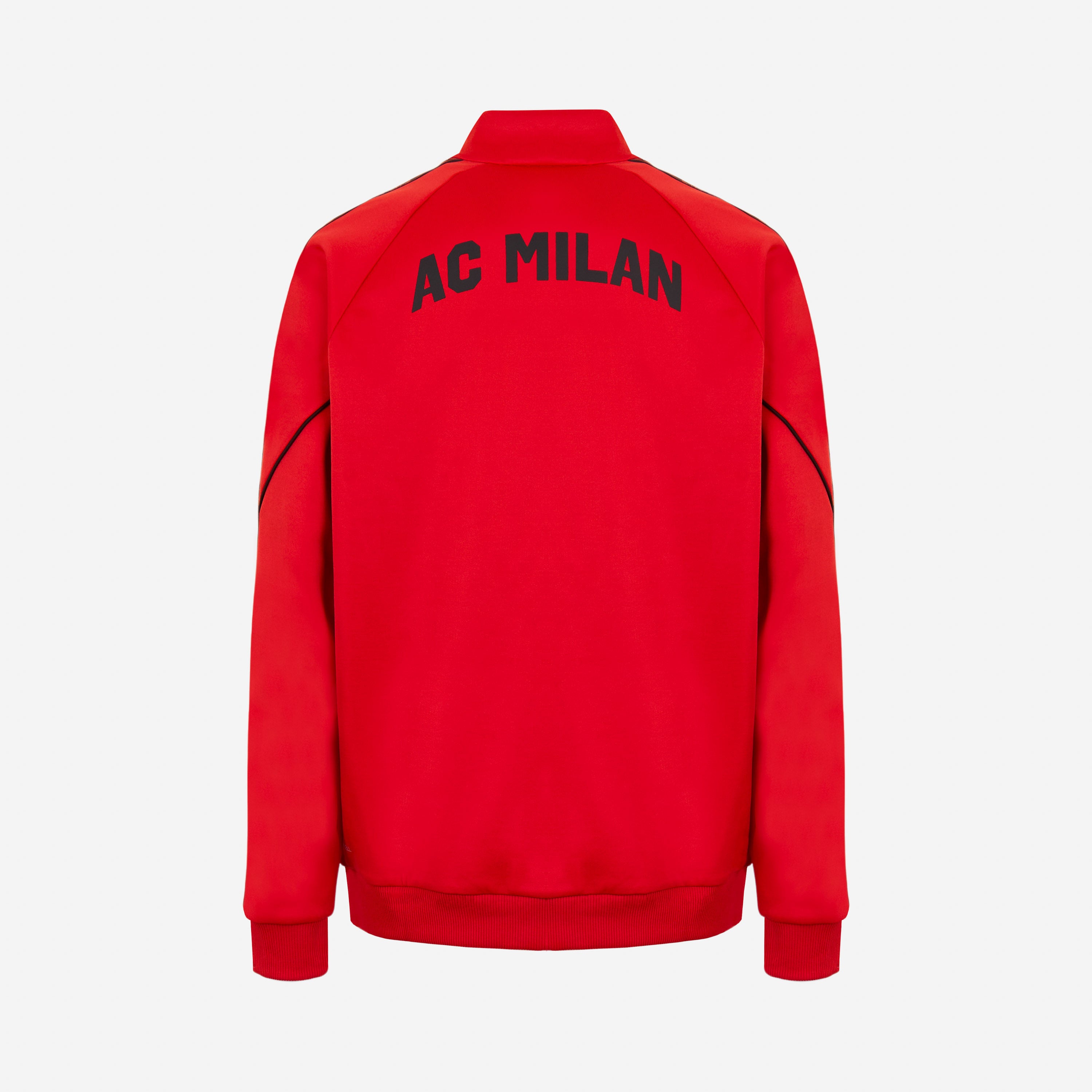 AC Milan King Collection giacca uomo rossa M zip tasche