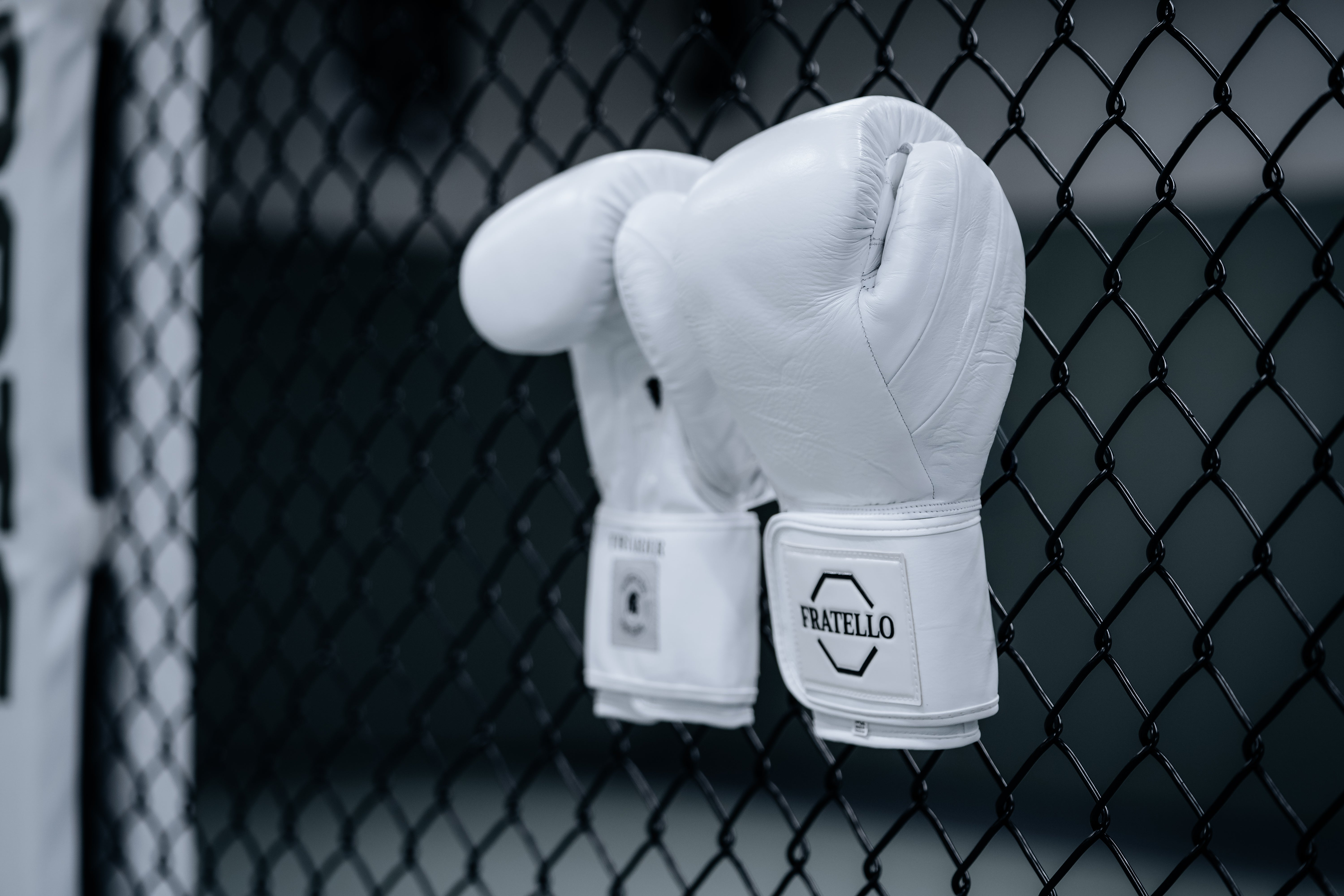 Fratello Triarier Guantoni Boxe Pelle Neri Allenamento