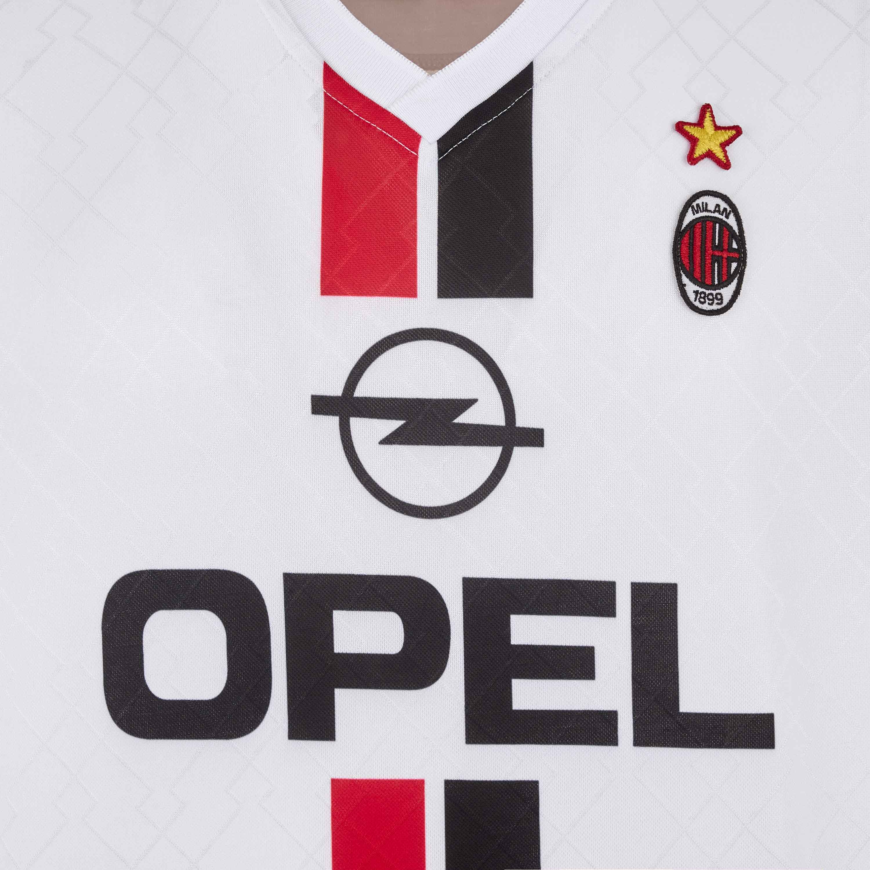 AC Milan 1995/96 maglia retro away manica lunga M